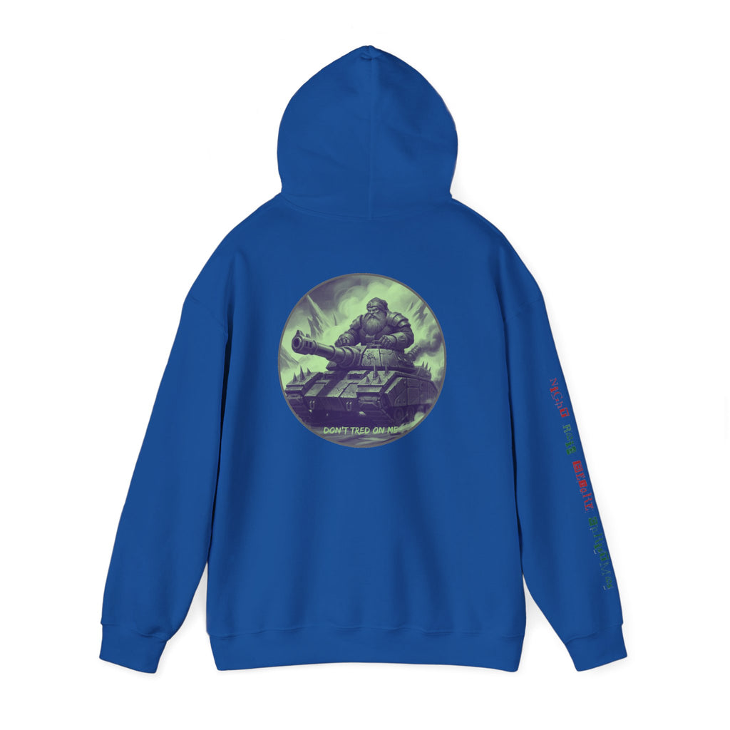 Santa Claus On A Tank Christmas Patriotic Hoodie Rebel Spirit Unisex Hoodie
