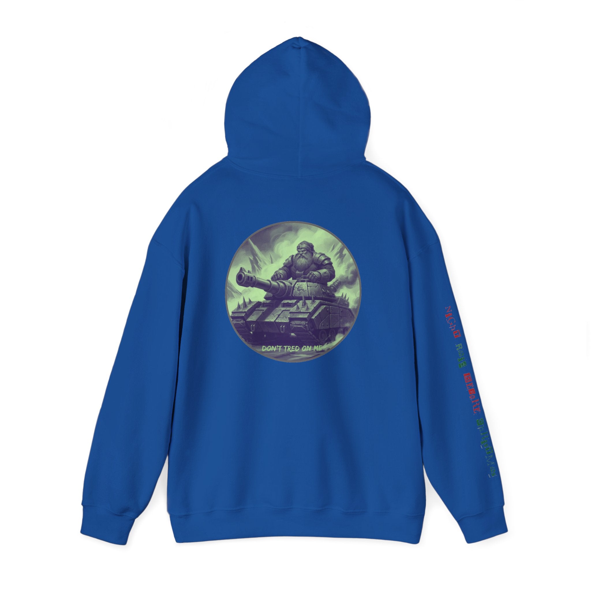 Santa Claus On A Tank Christmas Patriotic Hoodie Rebel Spirit Unisex Hoodie