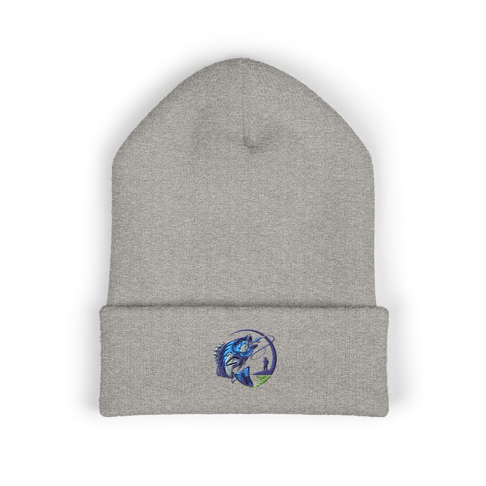 Embroidered Fishing Beanie, Fisherman Gift, Outdoor Apparel, Fishing Gear, Angler Hat, Fishing Lure Beanie