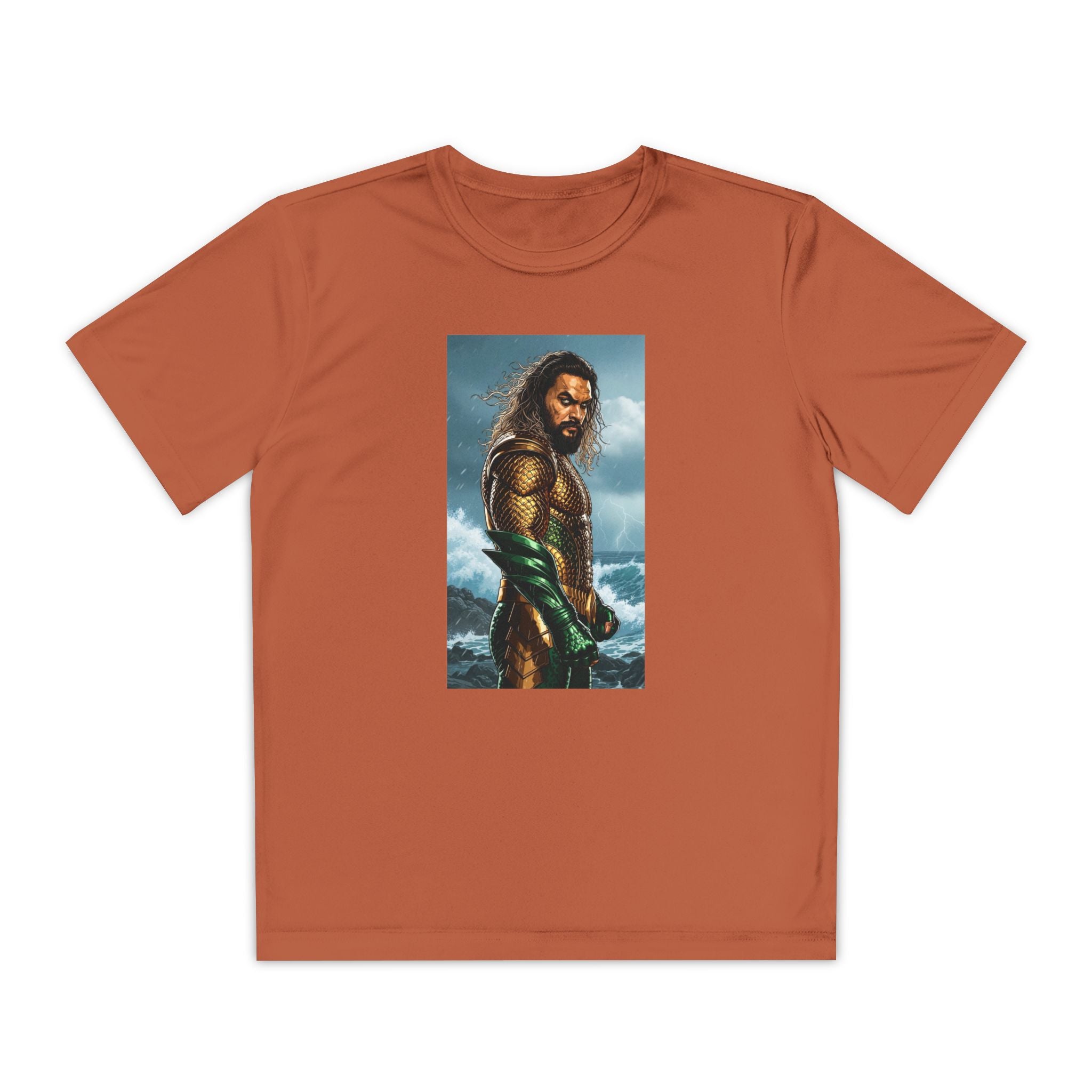 Aquaman Superhero Youth Tee, Kids Superhero Shirt, Child Aquaman T-shirt, Comic Book Tee, Superhero Fan Gift