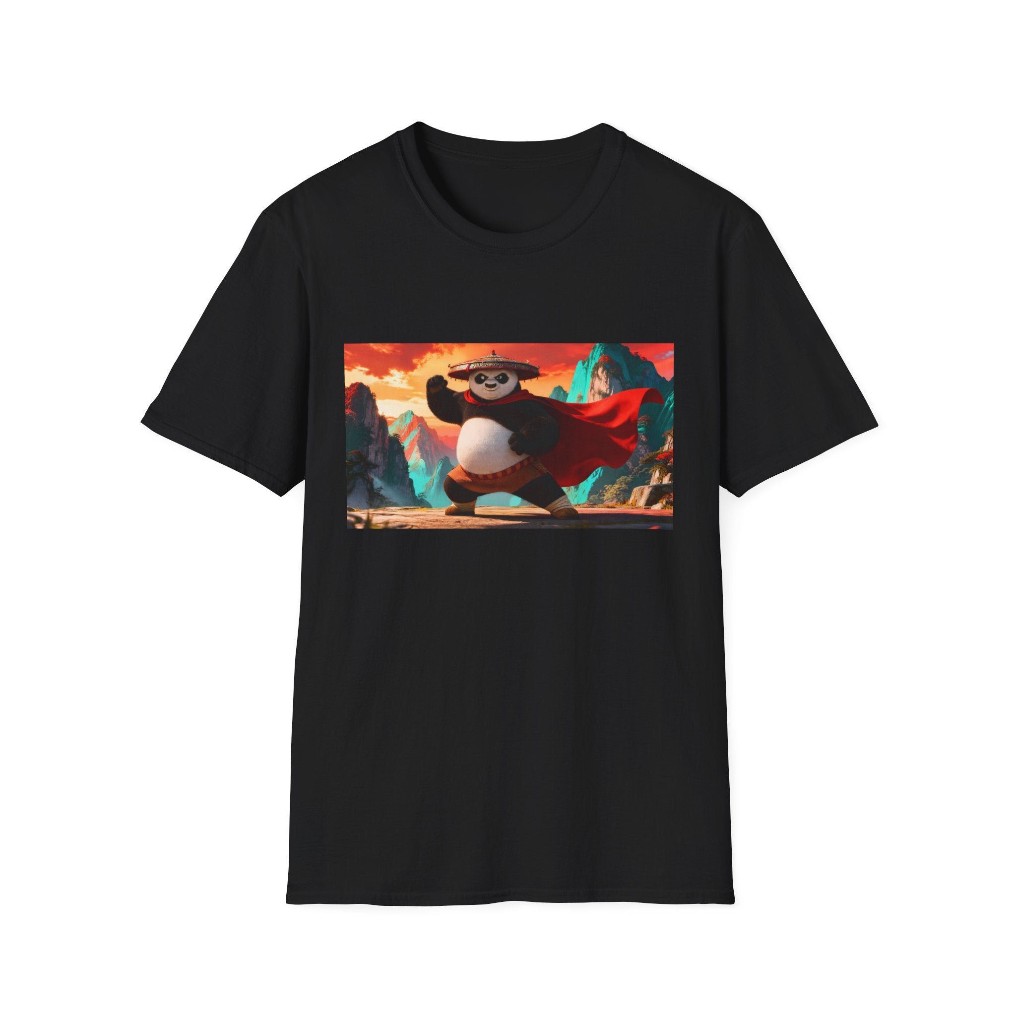 Kung Fu Panda Unisex Softstyle T-Shirt, DreamWorks Animation Youth Competitor Tee, Graphic Tee, Movie Fan Gift, Cult Classic Shirt, Comfy