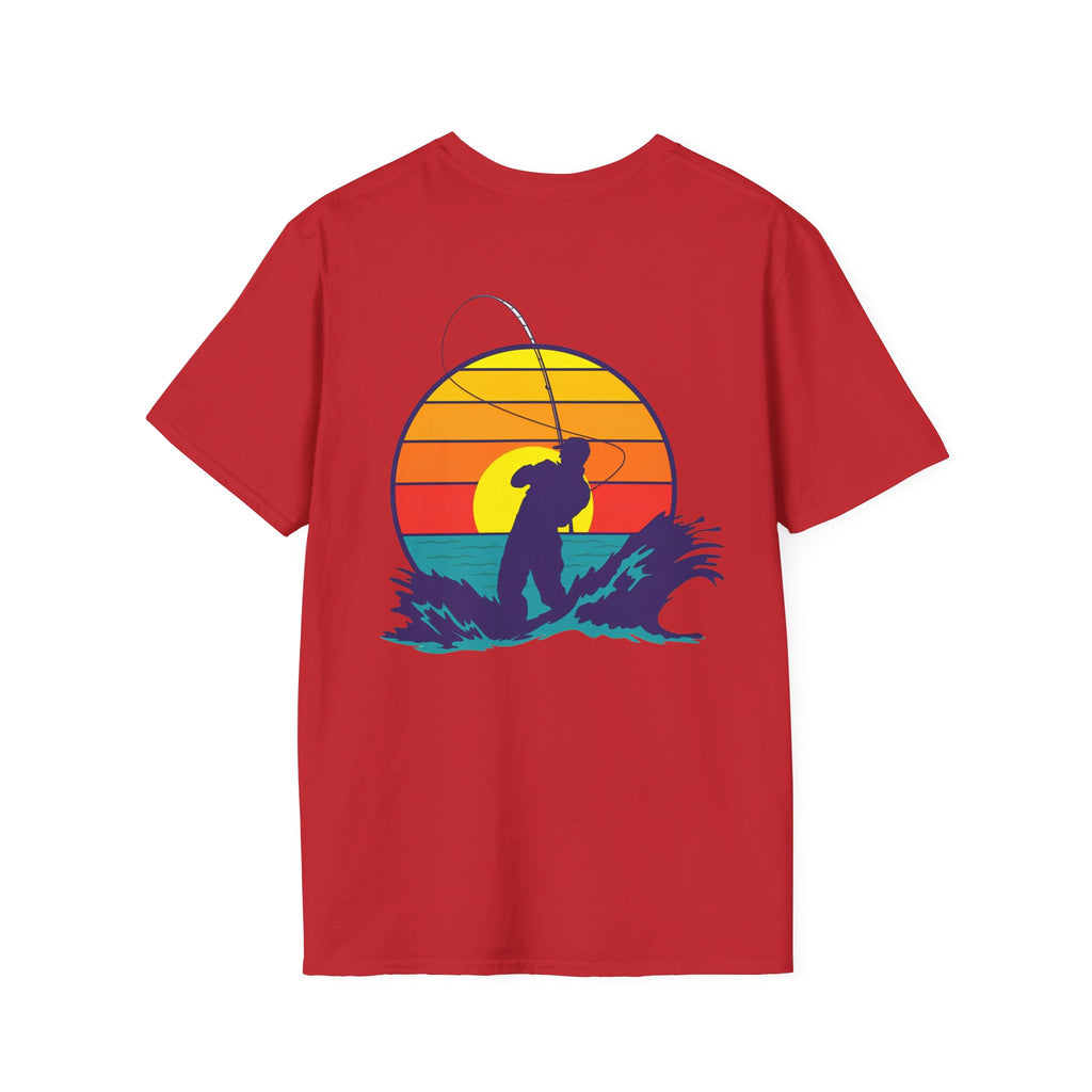 Patriotic Fishing t-shirt, American Flag Tee, 4th of July Shirt, USA Independence Day Top, Patriotic Graphic Tee, Unisex Patriotic