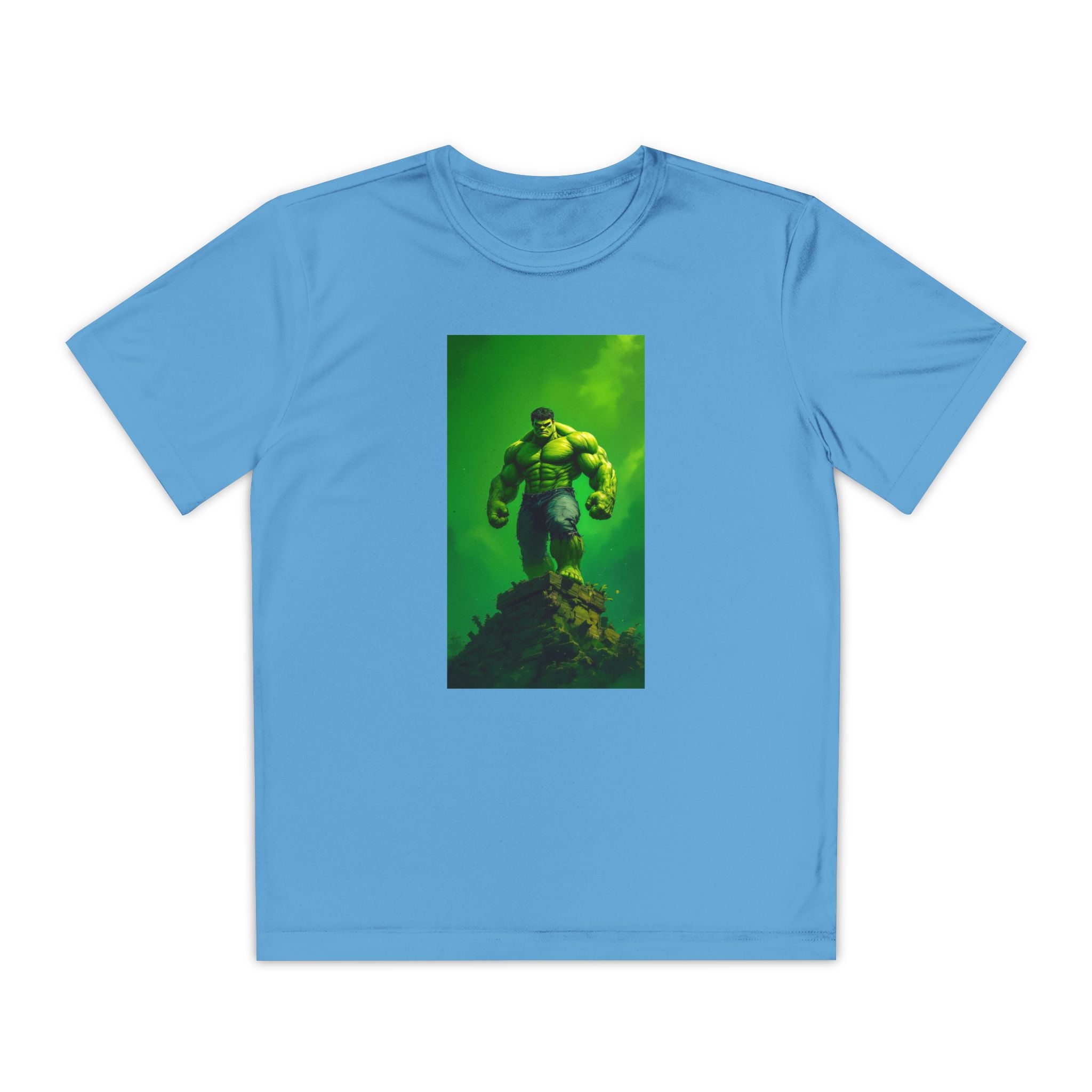 The Incredible Hulk Superhero Marvel Patriotic, Kids Graphic T-Shirt, Boys Hero Top, Girls Comic Book Clothing, Birthday