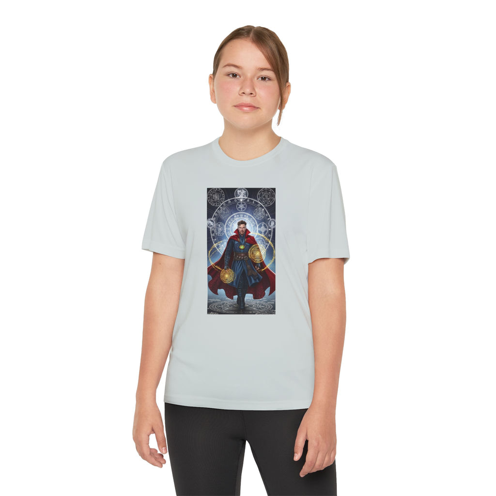 Superhero Youth T-Shirt Sports Graphic Tee, Cool Athletic Shirt for Kids, Perfect for Sports Events, Team Spirit
