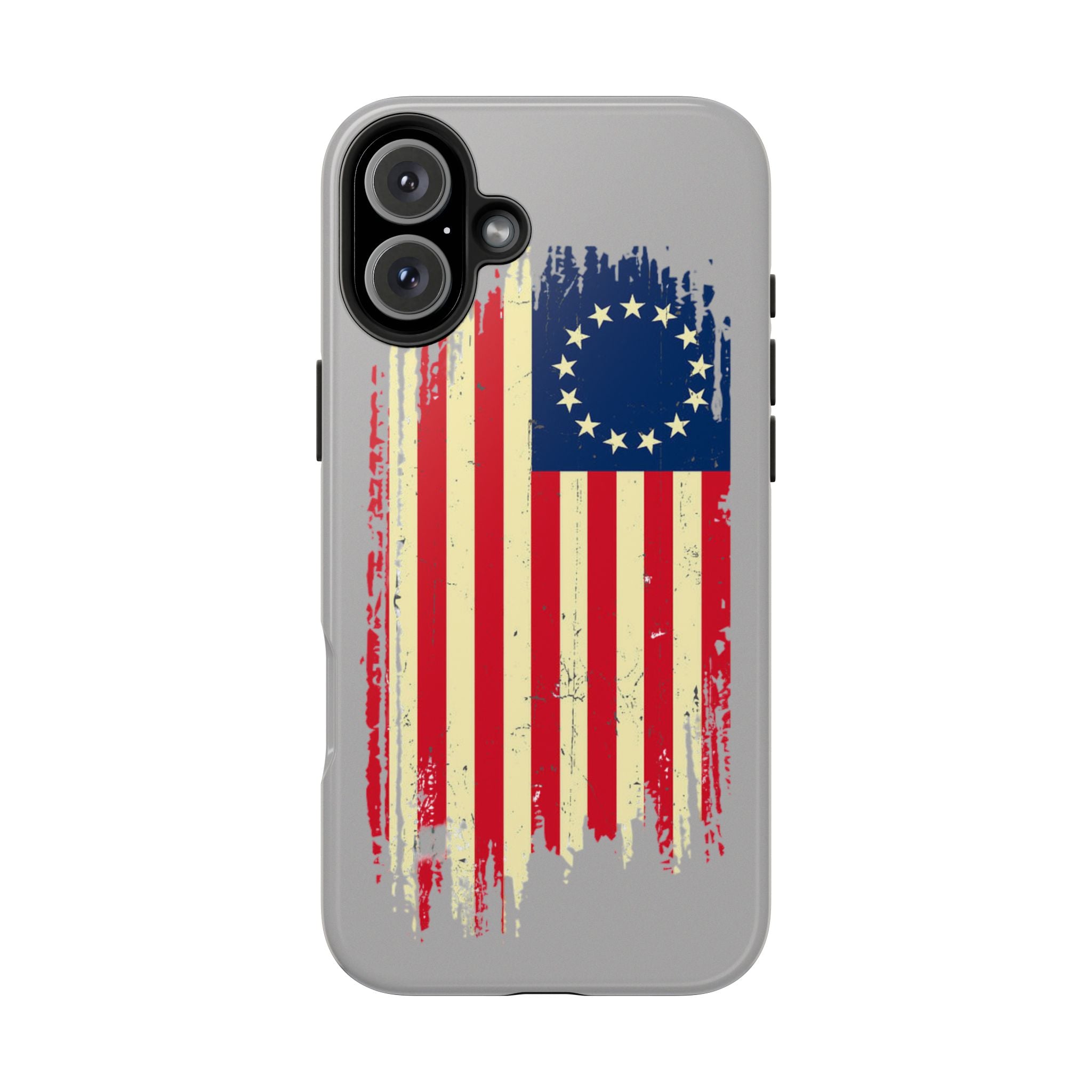 Patriotic Phone Cases with Vintage Flag Design, Tough Case for Independence Day, Memorial Day, 4th of July, Gift for Veterans, USA Pride