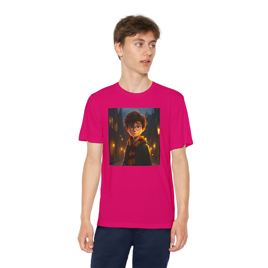 Youth Competitor Tee - Harry Potter, Wizard School Shirt, Magical Kids Top, Hogwarts Fan Gift, Sorcerer's Stone T-Shirt