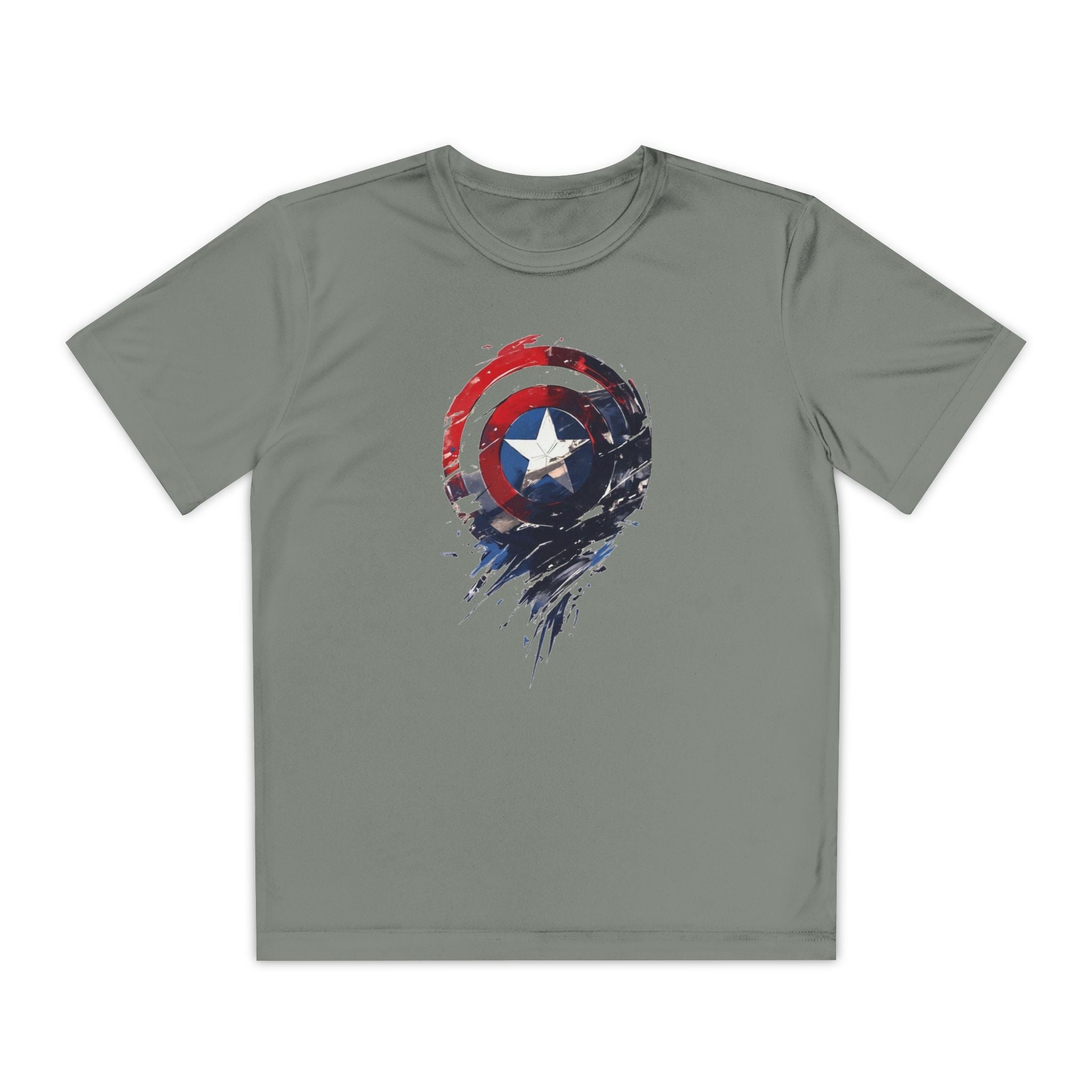 Advengers Youth T-Shirt Sports Graphic Tee, Cool Athletic Shirt for Kids