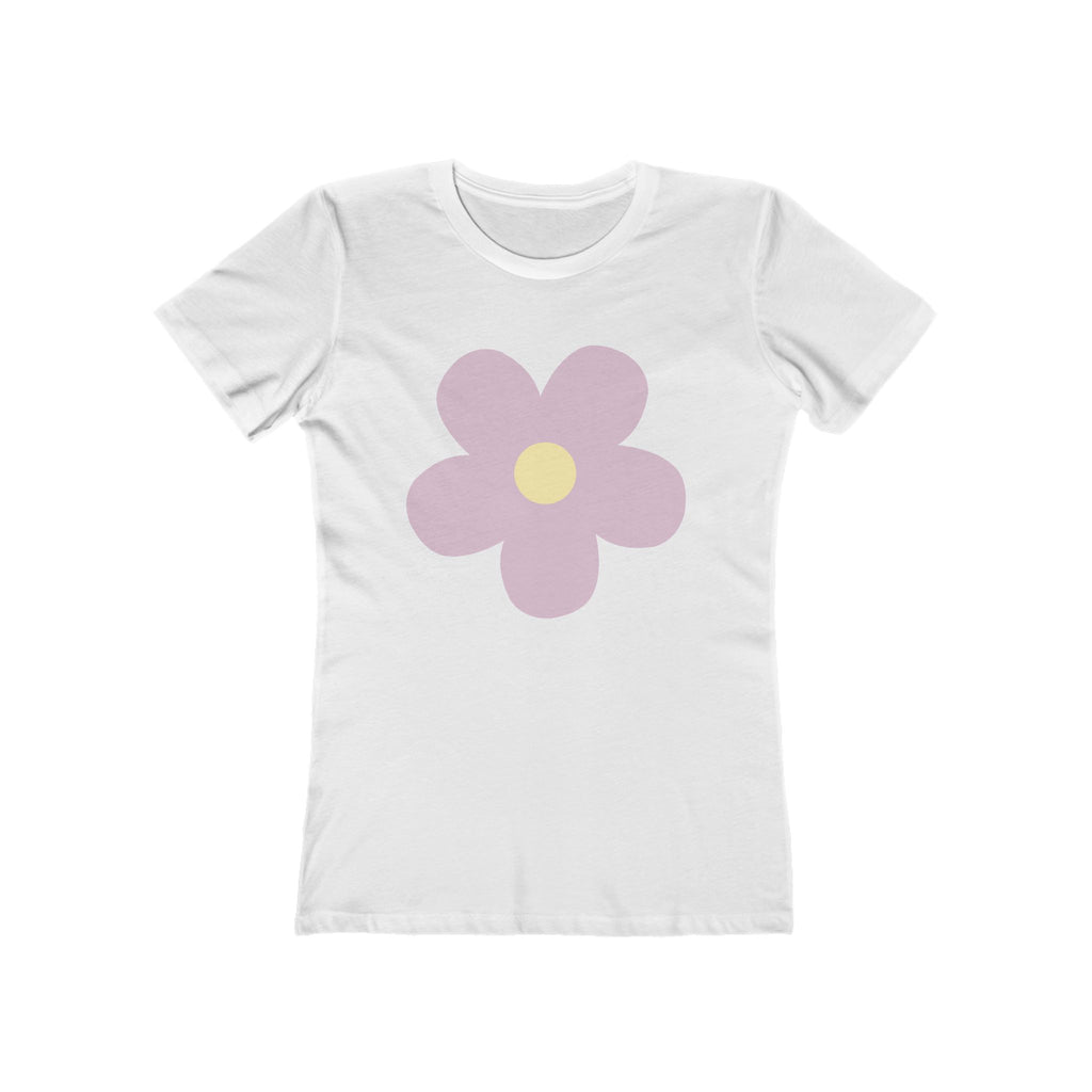 Flower Women's Tshirt, Floral Graphic Tee, Casual Top for Her, Spring Blossom Shirt, Botanical Print Blouse