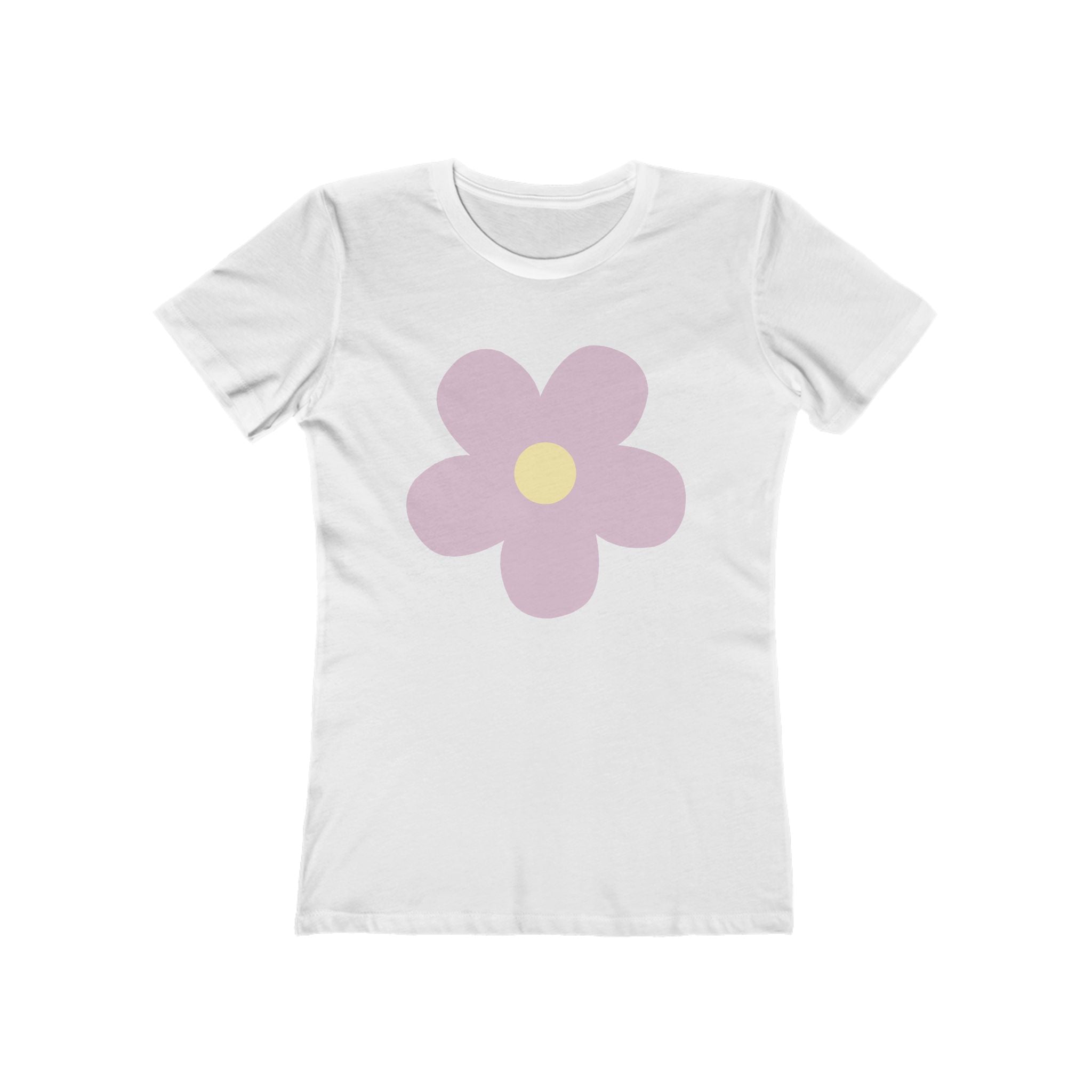 Flower Women's Tshirt, Floral Graphic Tee, Casual Top for Her, Spring Blossom Shirt, Botanical Print Blouse
