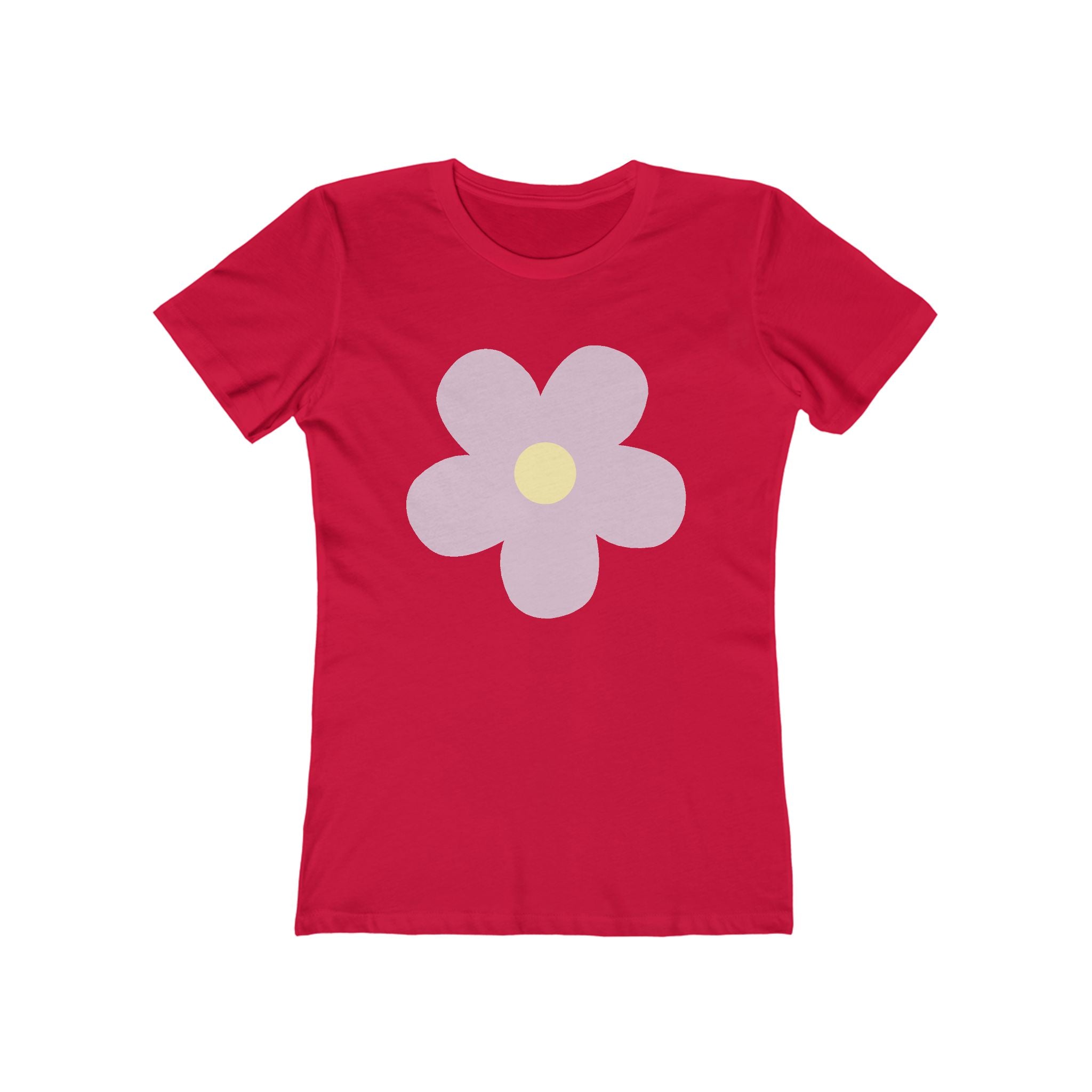Flower Women's Tshirt, Floral Graphic Tee, Casual Top for Her, Spring Blossom Shirt, Botanical Print Blouse