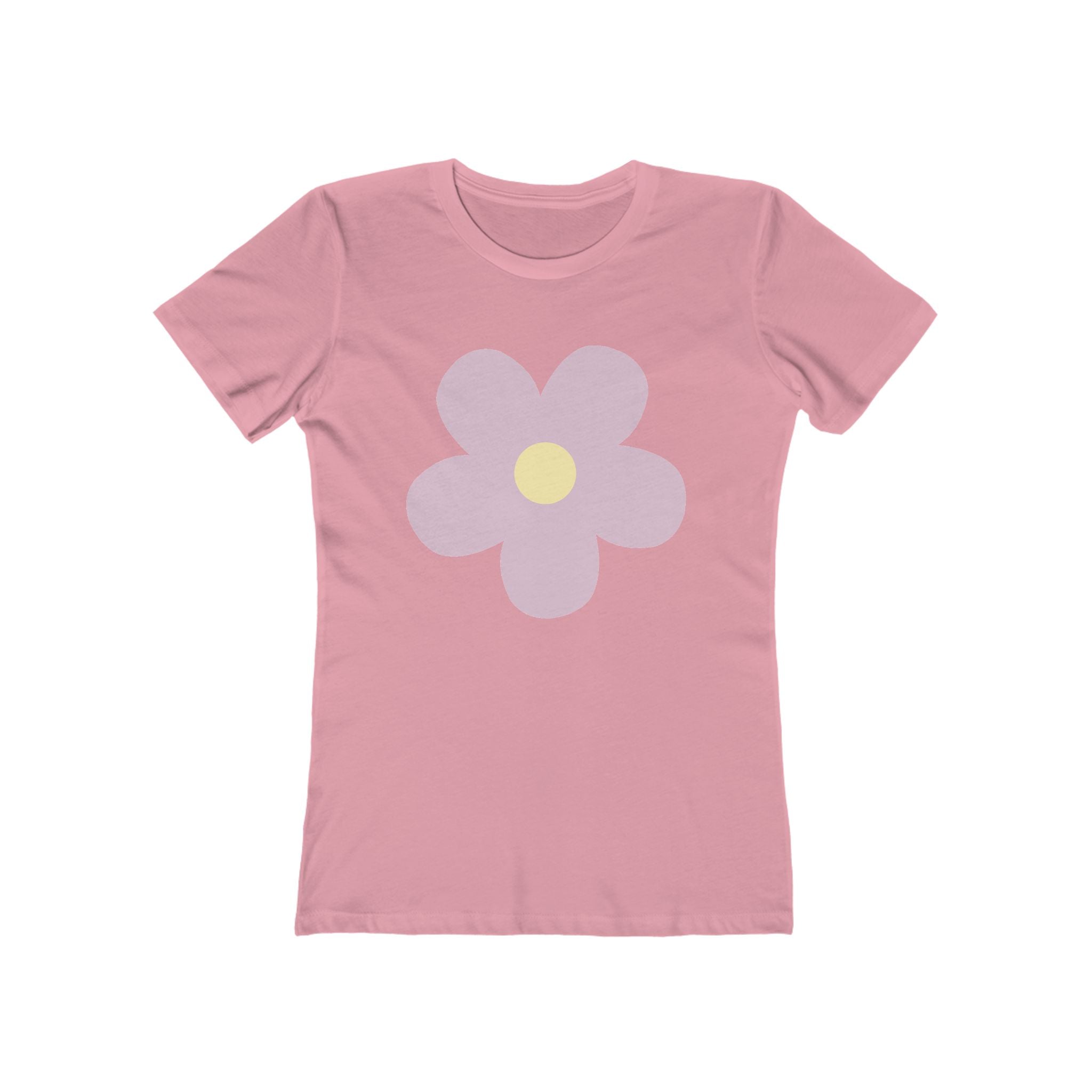 Flower Women's Tshirt, Floral Graphic Tee, Casual Top for Her, Spring Blossom Shirt, Botanical Print Blouse