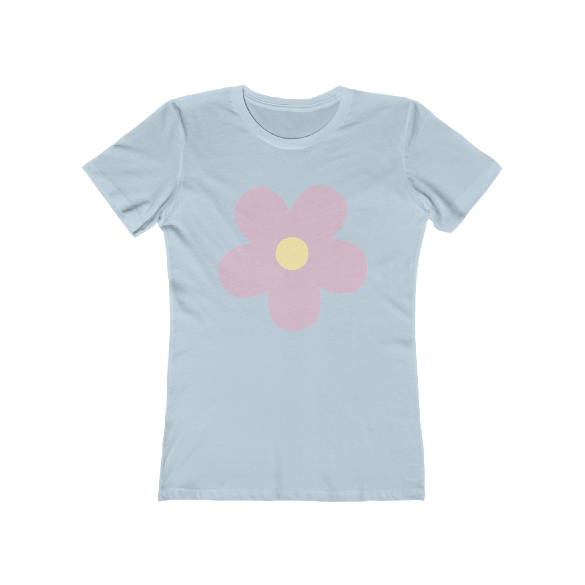 Flower Women's Tshirt, Floral Graphic Tee, Casual Top for Her, Spring Blossom Shirt, Botanical Print Blouse