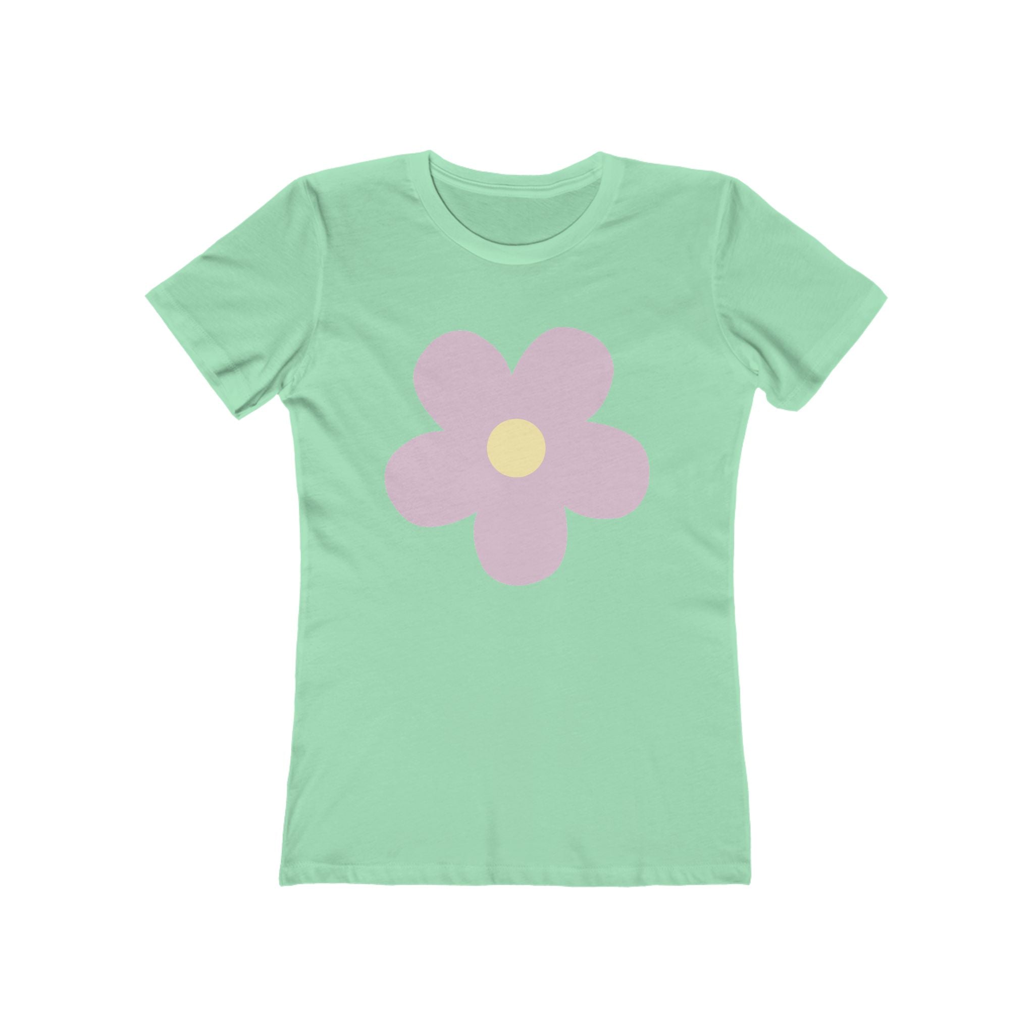 Flower Women's Tshirt, Floral Graphic Tee, Casual Top for Her, Spring Blossom Shirt, Botanical Print Blouse