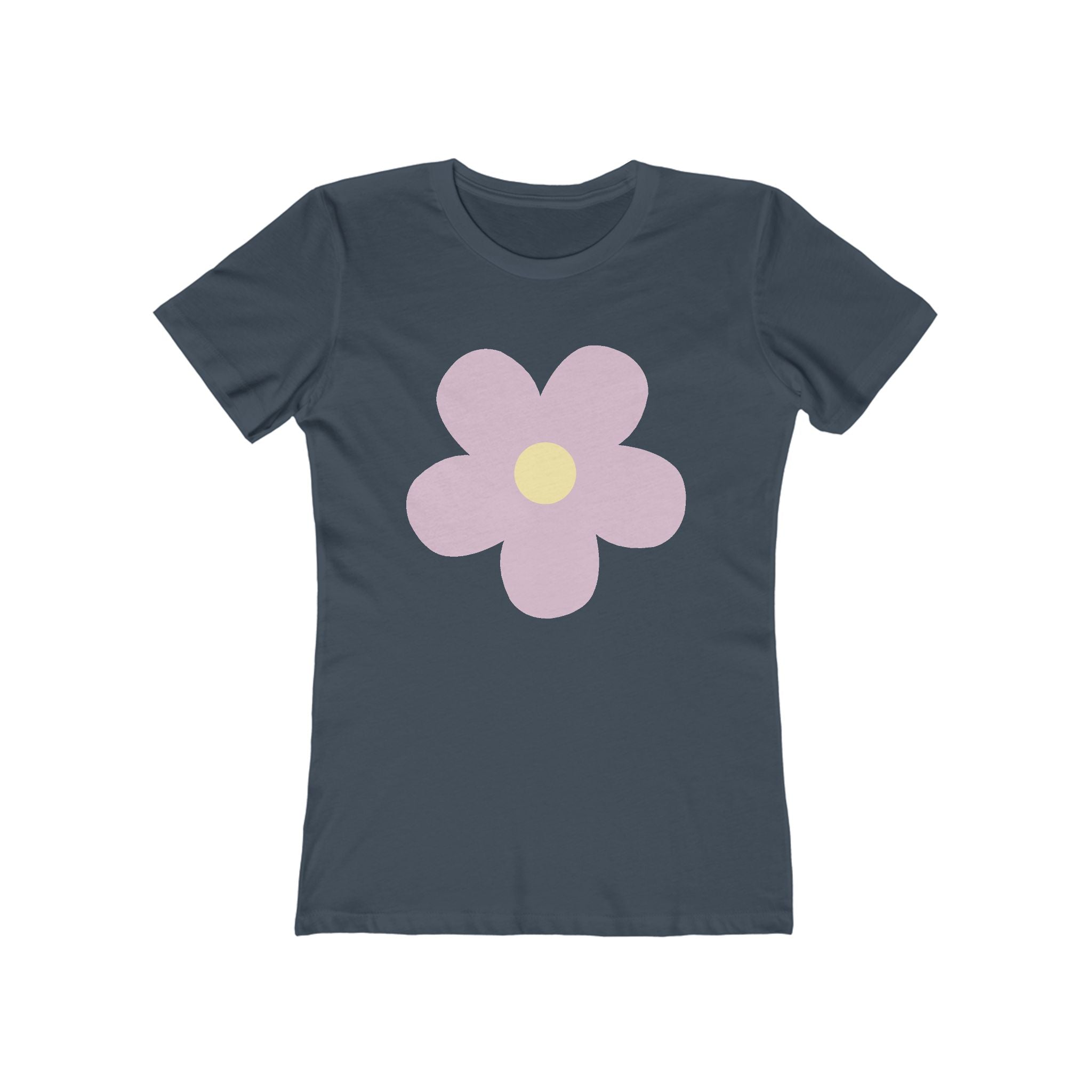 Flower Women's Tshirt, Floral Graphic Tee, Casual Top for Her, Spring Blossom Shirt, Botanical Print Blouse