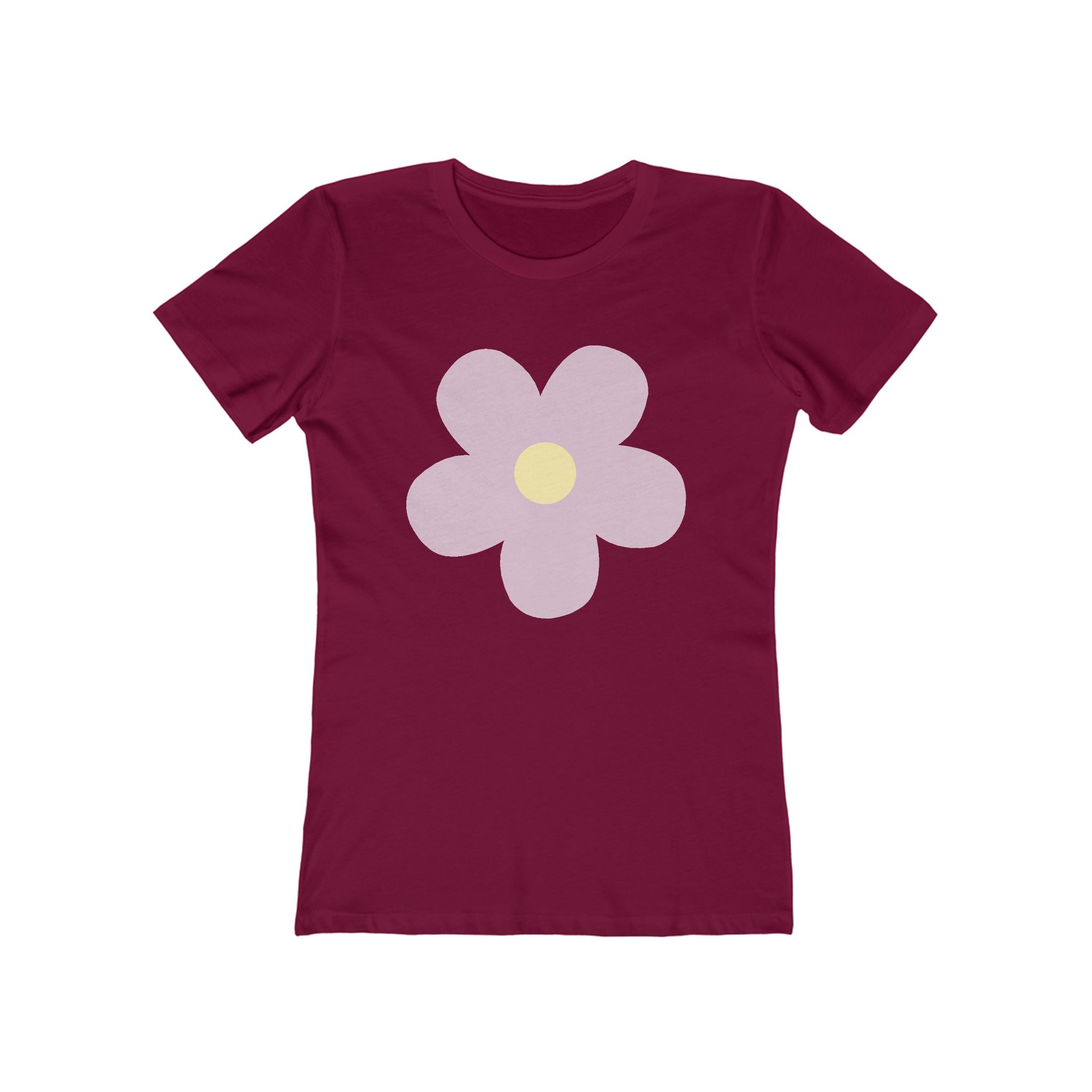 Flower Women's Tshirt, Floral Graphic Tee, Casual Top for Her, Spring Blossom Shirt, Botanical Print Blouse