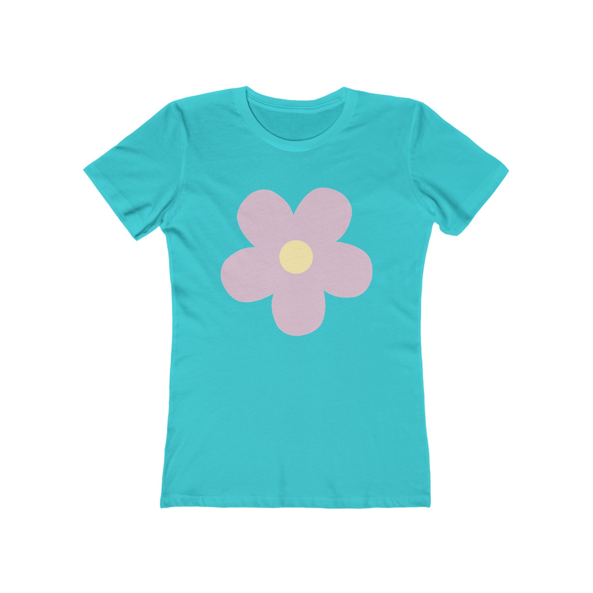 Flower Women's Tshirt, Floral Graphic Tee, Casual Top for Her, Spring Blossom Shirt, Botanical Print Blouse