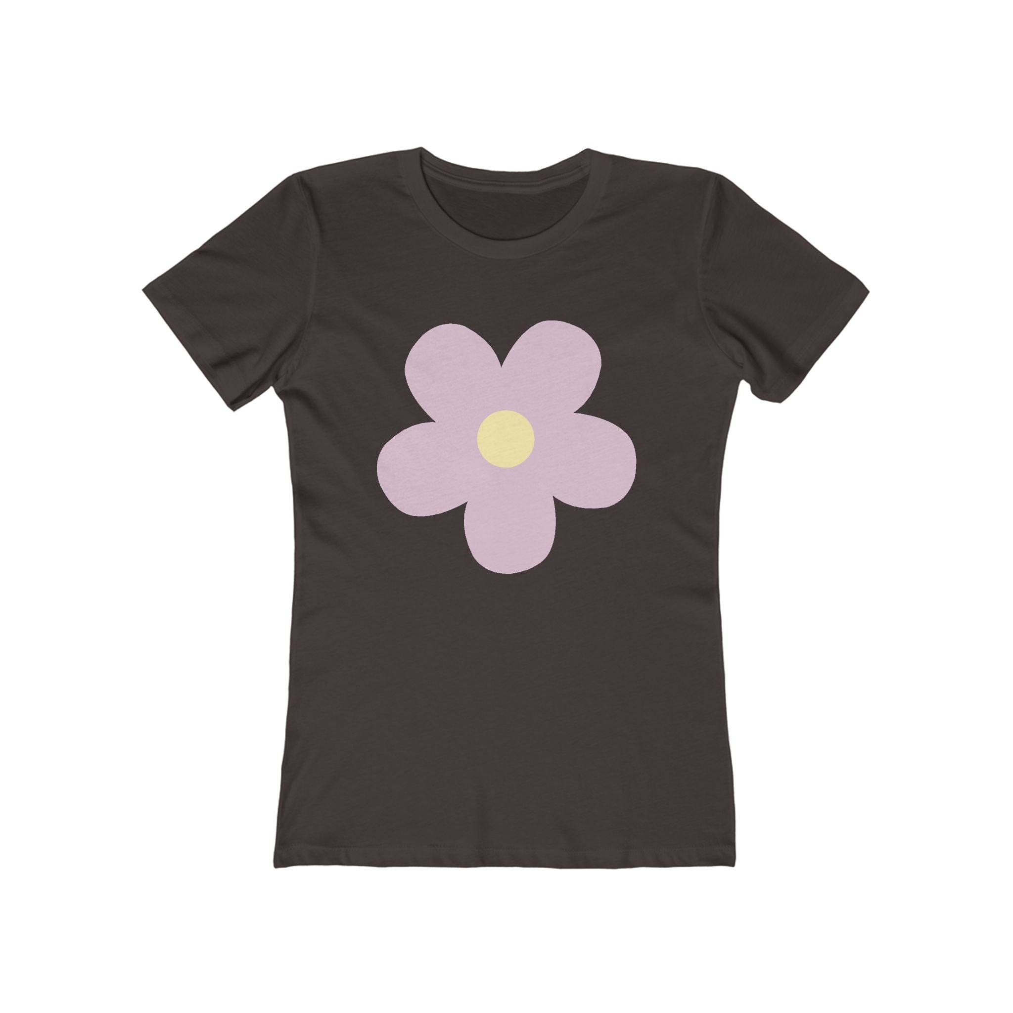 Flower Women's Tshirt, Floral Graphic Tee, Casual Top for Her, Spring Blossom Shirt, Botanical Print Blouse