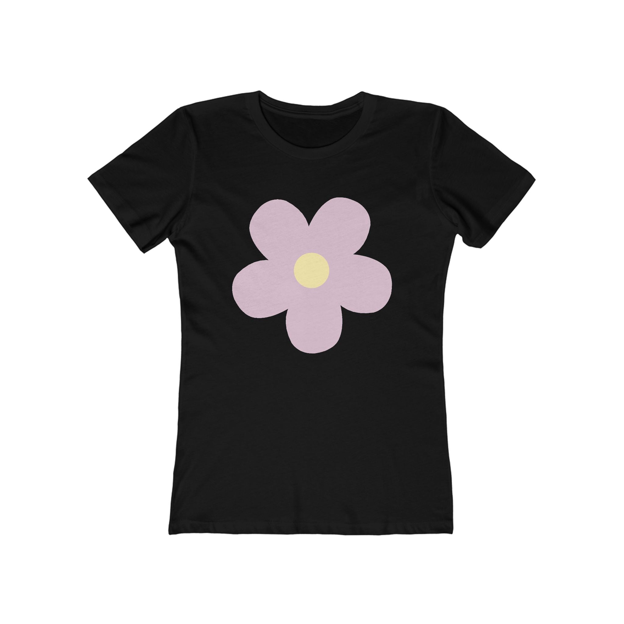 Flower Women's Tshirt, Floral Graphic Tee, Casual Top for Her, Spring Blossom Shirt, Botanical Print Blouse