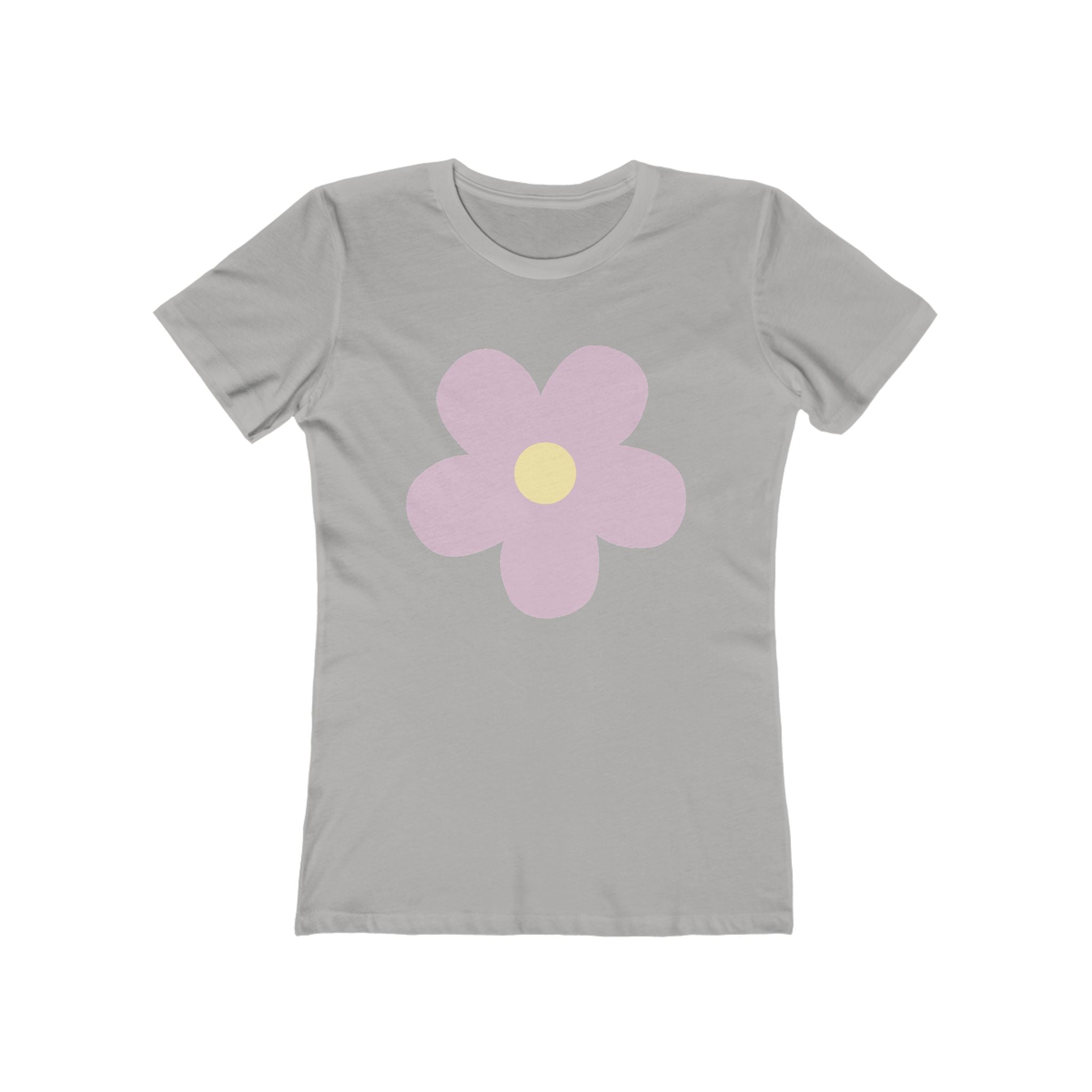 Flower Women's Tshirt, Floral Graphic Tee, Casual Top for Her, Spring Blossom Shirt, Botanical Print Blouse