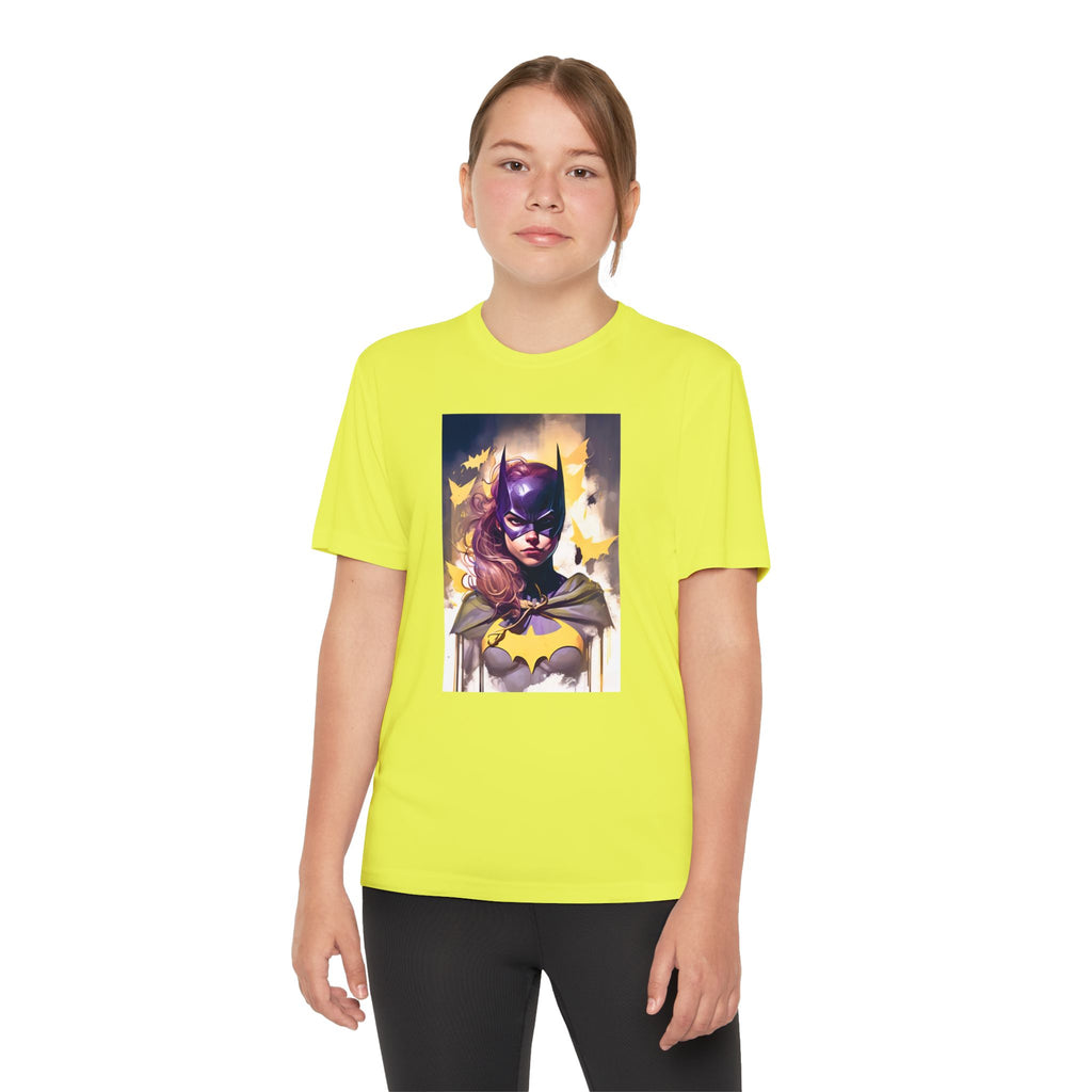 Superhero Youth T-Shirt Sports Graphic Tee, Cool Athletic Shirt for Kids