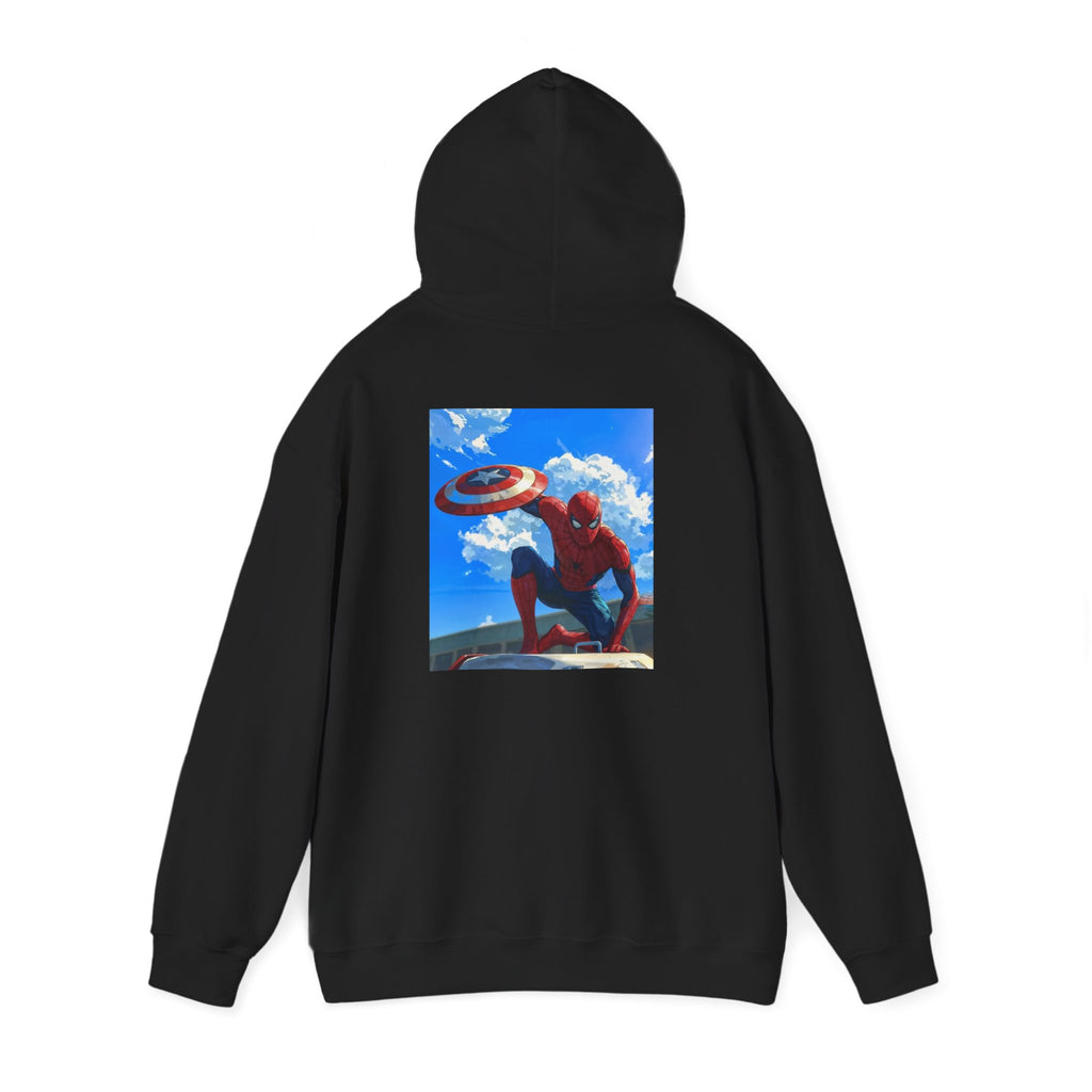 Hooded Sweatshirt - Spiderman Design