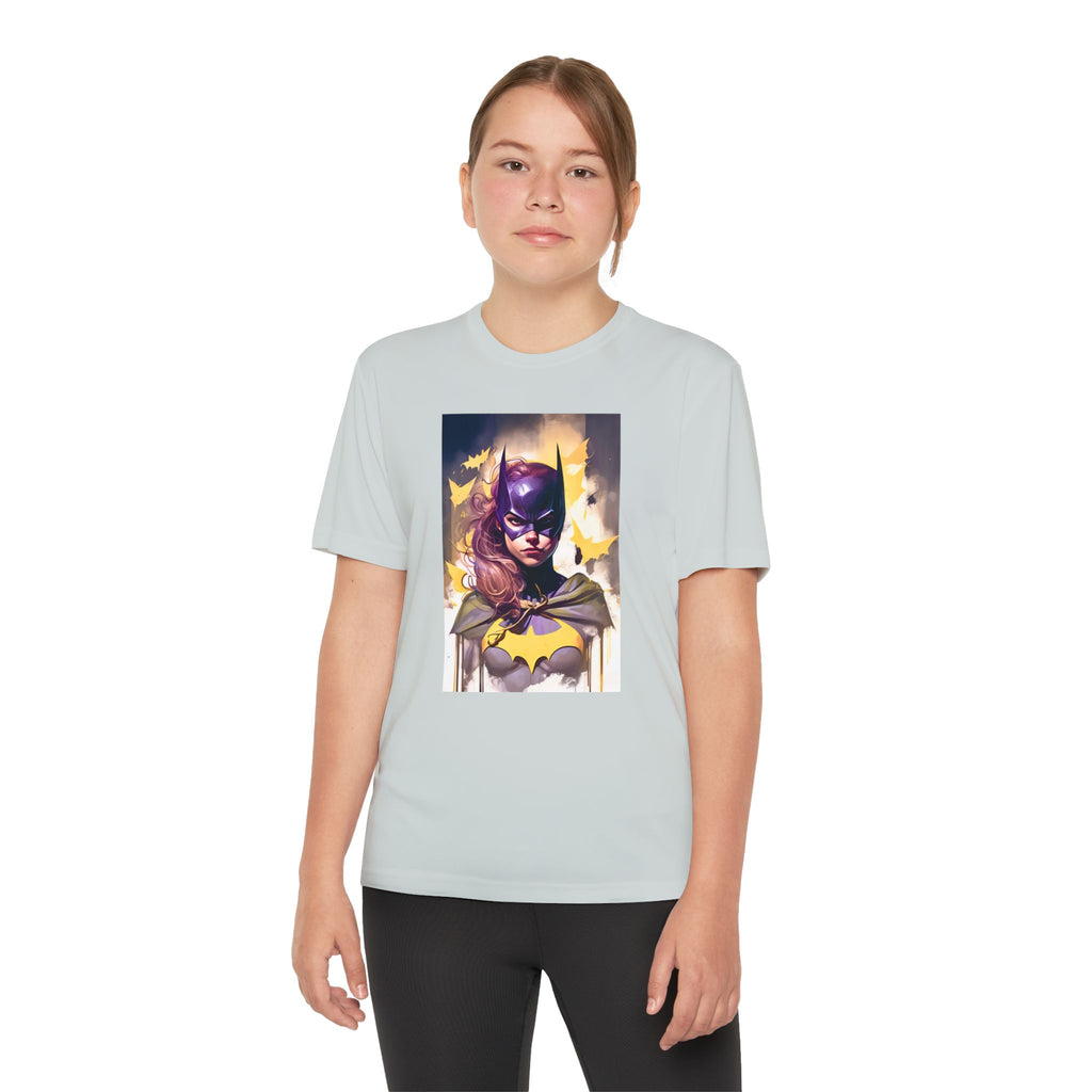 Superhero Youth T-Shirt Sports Graphic Tee, Cool Athletic Shirt for Kids