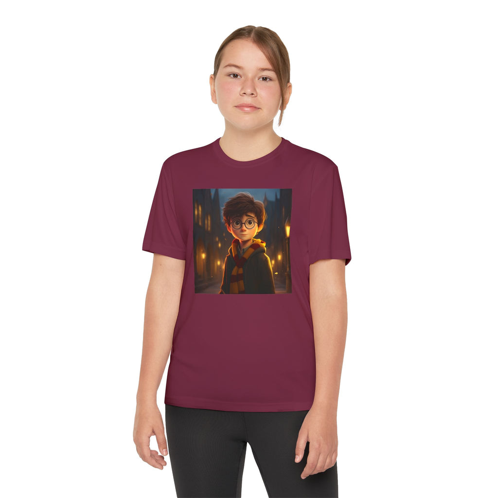 Youth Competitor Tee - Harry Potter, Wizard School Shirt, Magical Kids Top, Hogwarts Fan Gift, Sorcerer's Stone T-Shirt