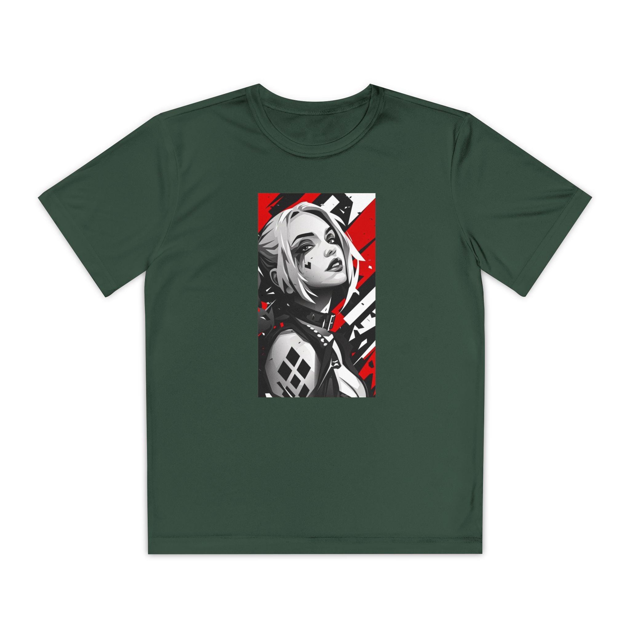 Superhero Youth T-Shirt Sports Graphic Tee, Cool Athletic Shirt for Kids