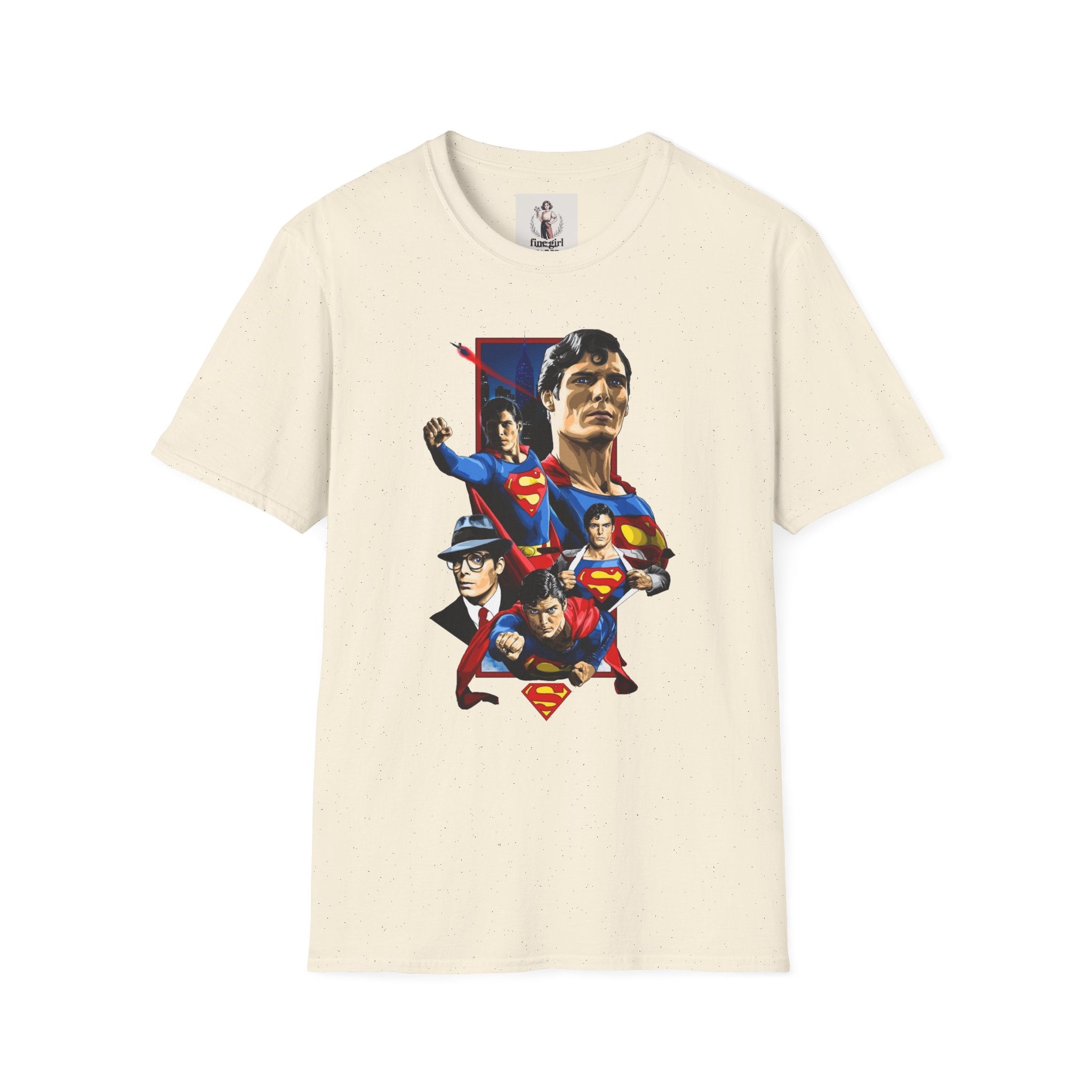 Superman Hero Unisex Softstyle T-Shirt