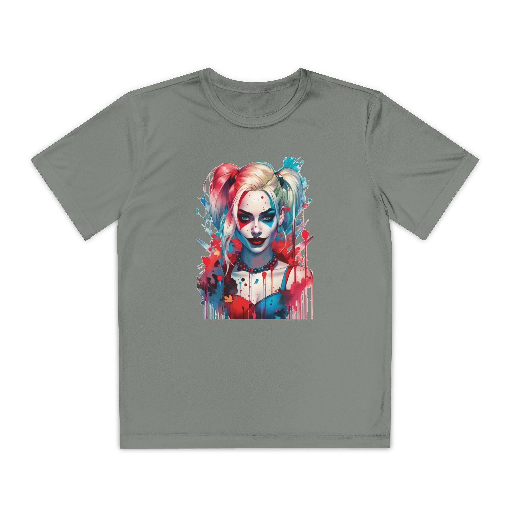 Superhero Youth T-Shirt Sports Graphic Tee, Cool Athletic Shirt for Kids