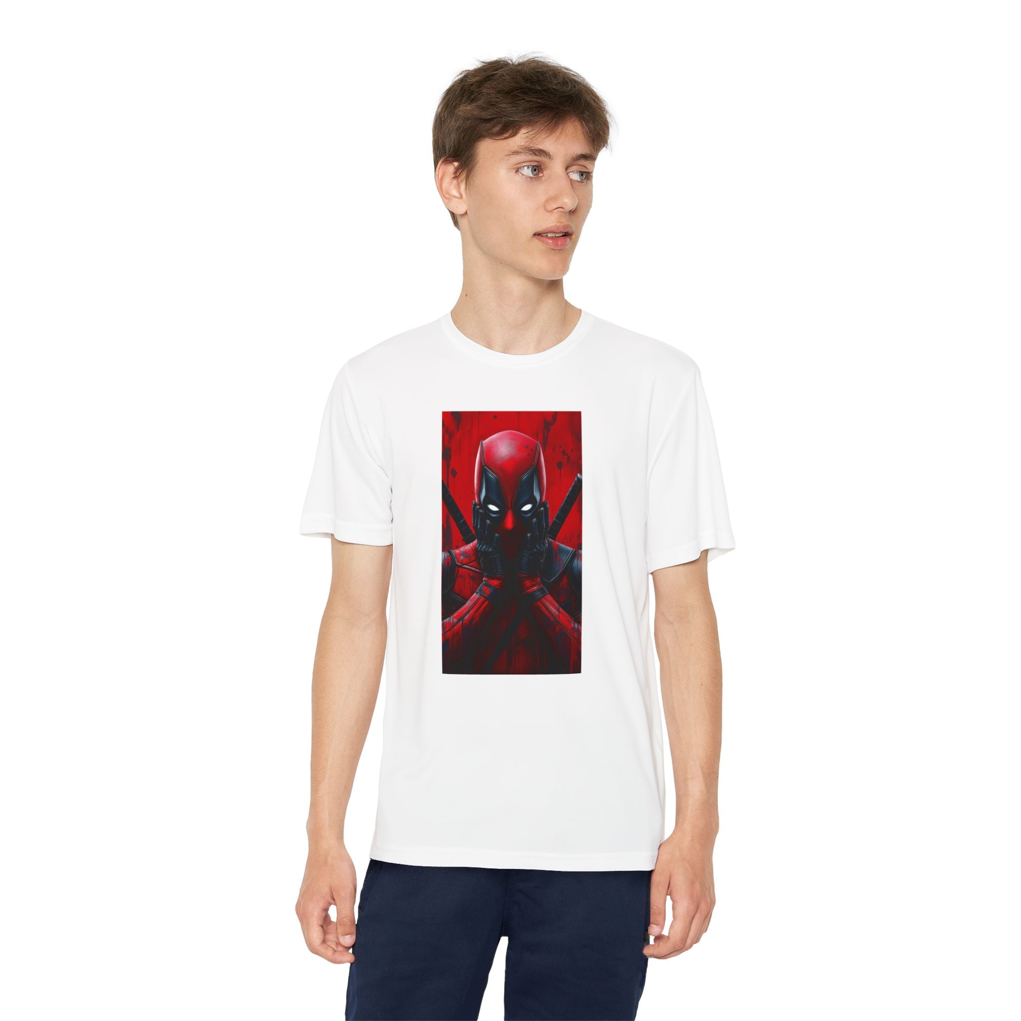 Deadpool Superhero Marvel Patriotic, Kids Graphic T-Shirt, Boys Hero Top, Girls Comic Book Clothing, Birthday