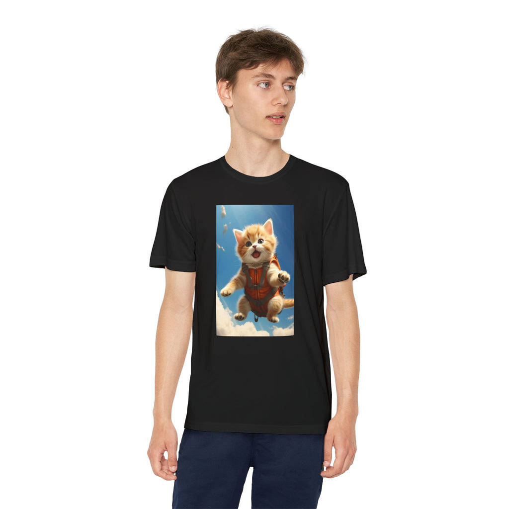 Youth Tee Shirt, Kids Animal Graphic Top, Cute Black and White Tee, Children's Zoo Theme Shirt, Bamboo Bear