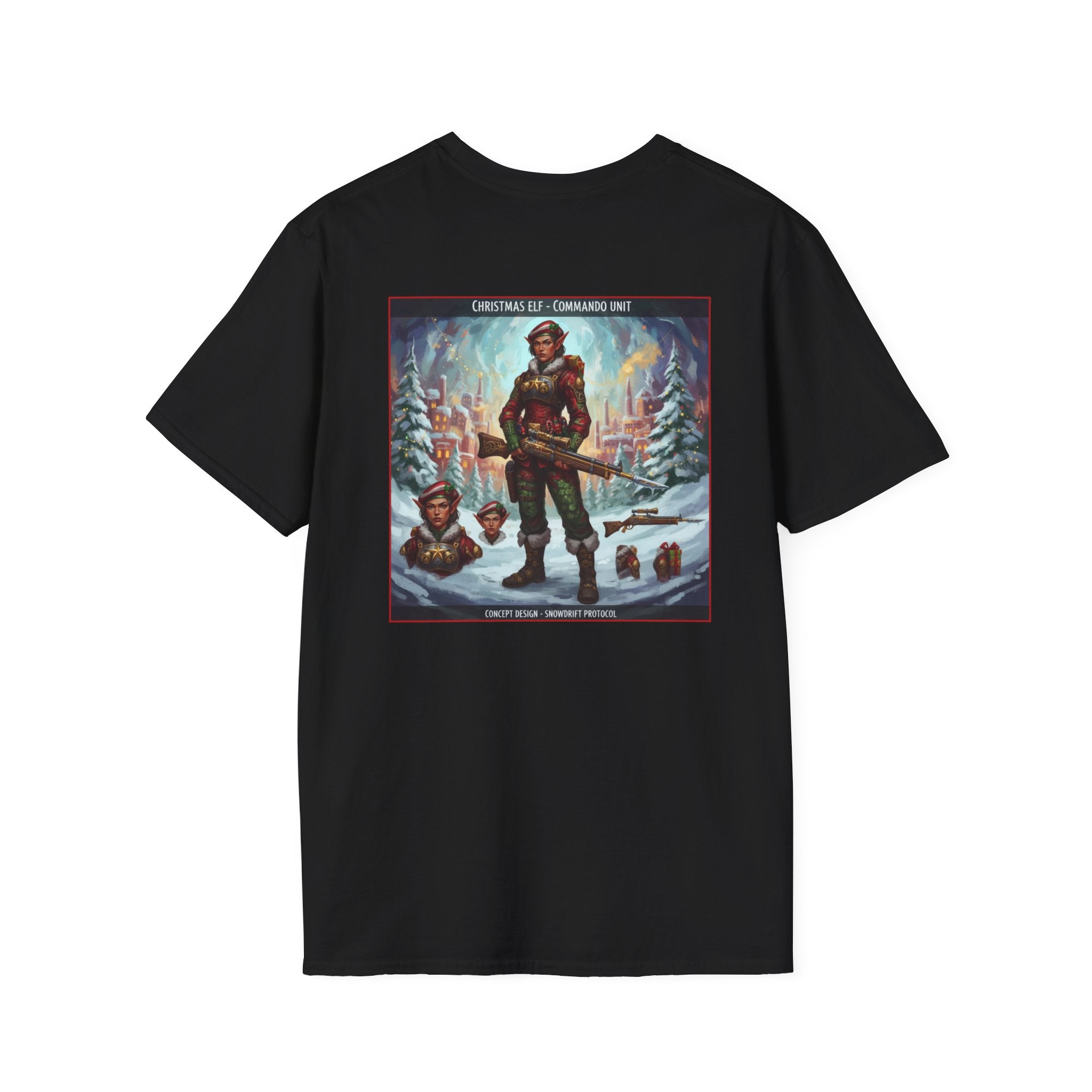 Yule Guard Patriotic Christmas Holiday ~ Unisex Softstyle T-Shirt