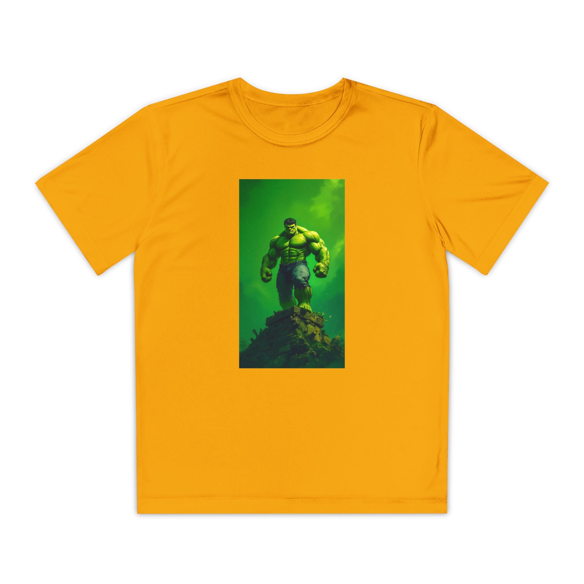 The Incredible Hulk Superhero Marvel Patriotic, Kids Graphic T-Shirt, Boys Hero Top, Girls Comic Book Clothing, Birthday