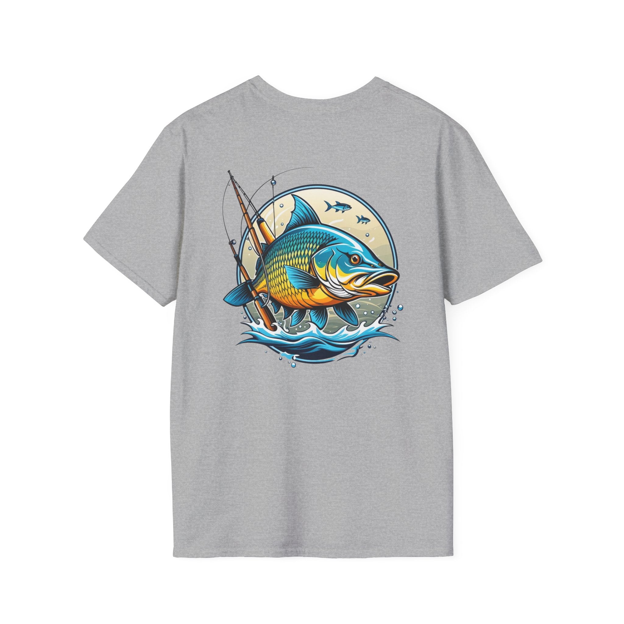 Patriotic Fishing Tshirt, American Flag Tee, 4th of July Shirt, USA Independence Day Top, Patriotic Graphic Tee, Unisex Patriotic