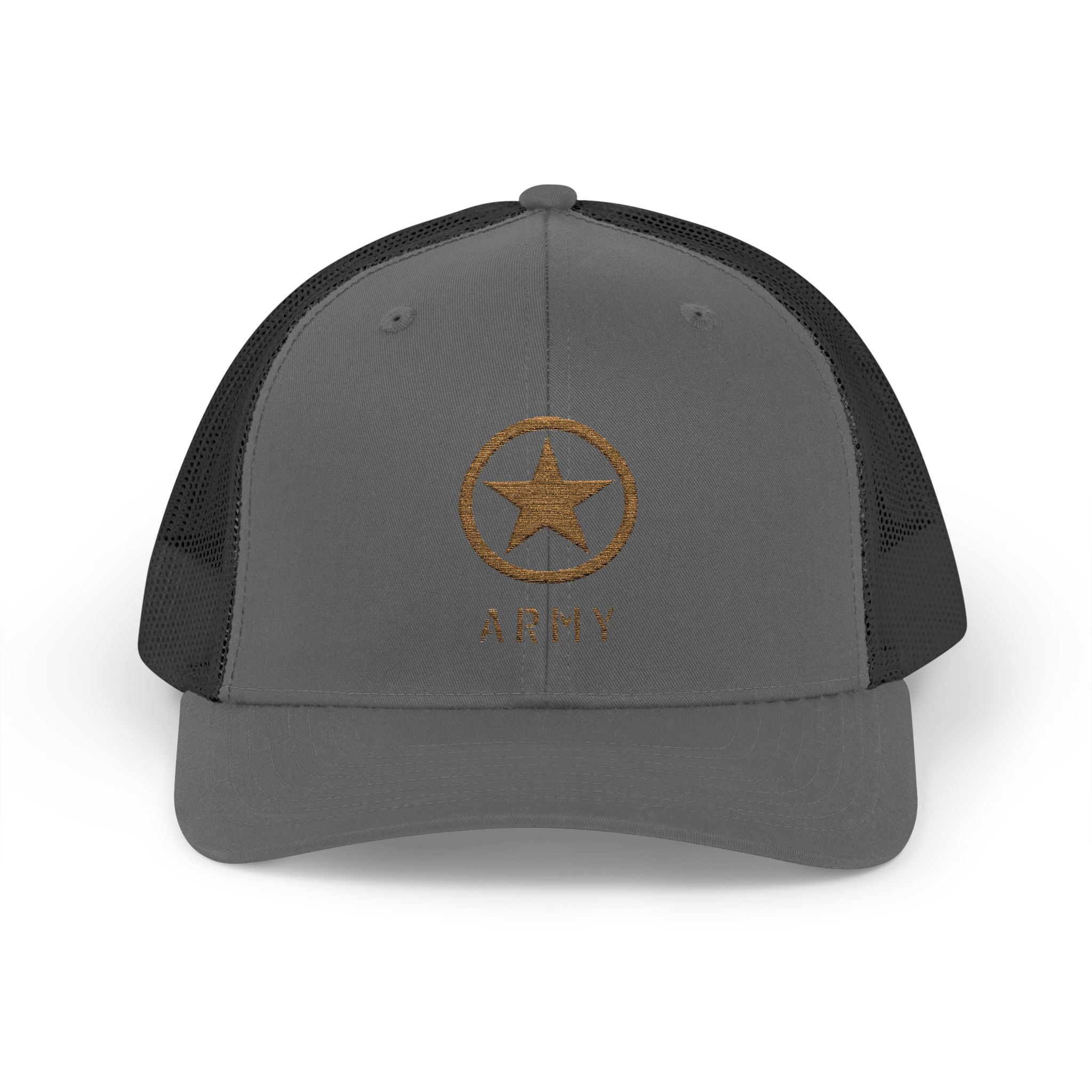 US Army Snapback Trucker Cap with Thin Red Line Design, Ideal for First Responders, Supportive Gifts, Memorials, Everyday Wear