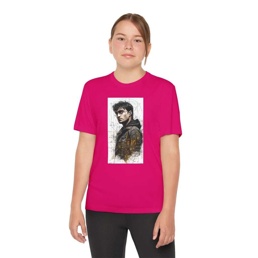 Youth Competitor Tee - Harry Potter, Wizard School Shirt, Magical Kids Top, Hogwarts Fan Gift, Sorcerer's Stone T-Shirt