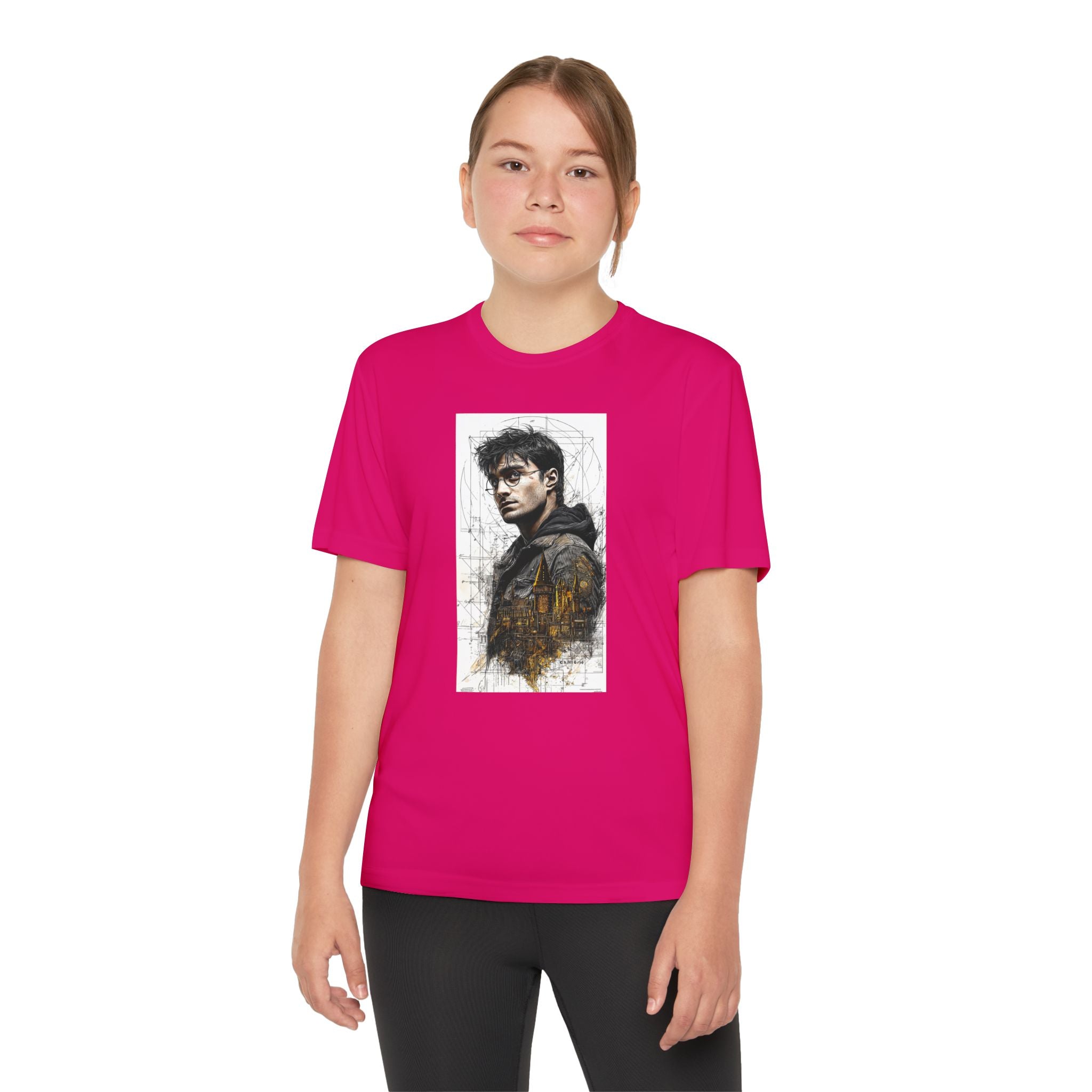 Youth Competitor Tee - Harry Potter, Wizard School Shirt, Magical Kids Top, Hogwarts Fan Gift, Sorcerer's Stone T-Shirt