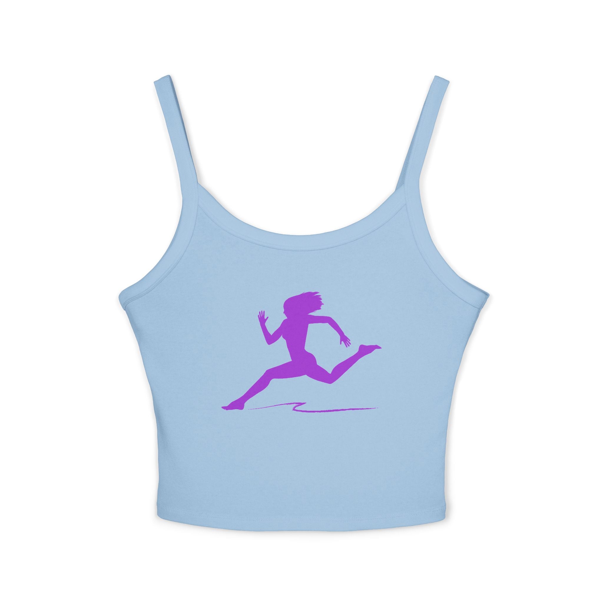 Running Woman Tank Top, Athletic Workout Top, Fitness Sleeveless Shirt, Jogging Muscle Tee, Exercise Gym Cami