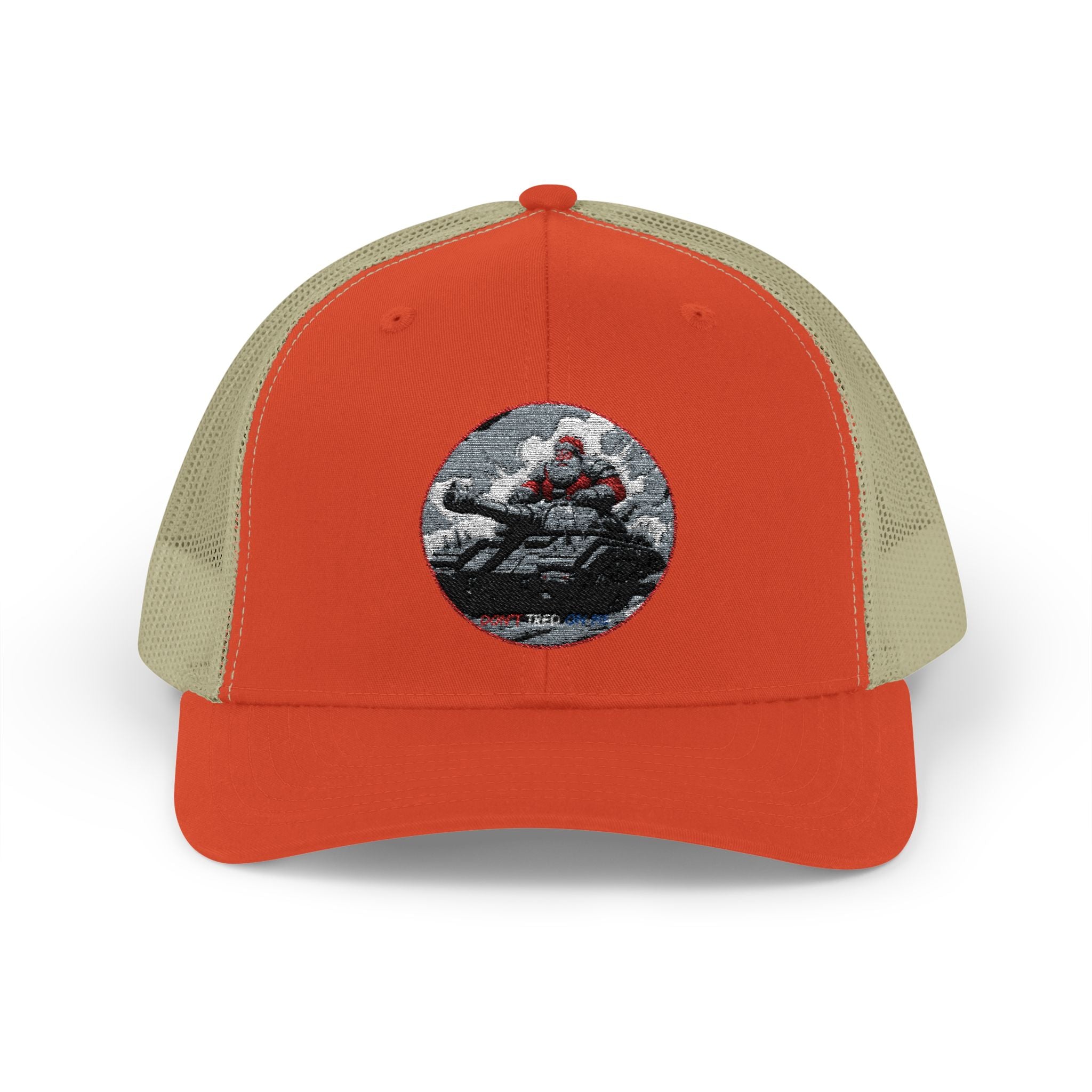 Santa Claus On A Tank Christmas Patriotic, Trucker Cap, Patriotic hat, Truckers Hat, Patriotic Accessories