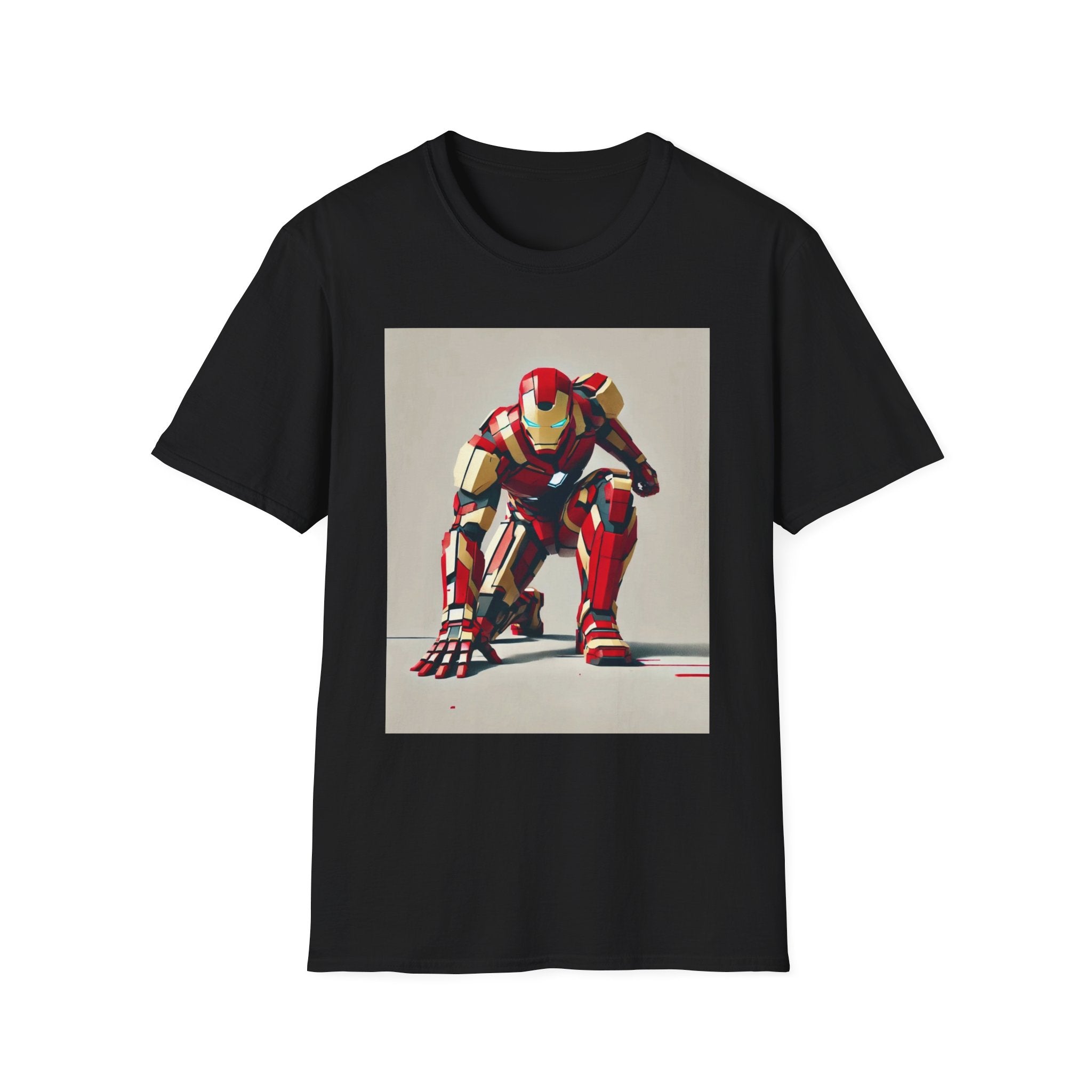 Iron Superhero Marvel T-Shirt - Comic Book Hero Unisex Tee, Graphic Top for Fans, Gift for Geeks, Justice League Shirt, Dark Knight