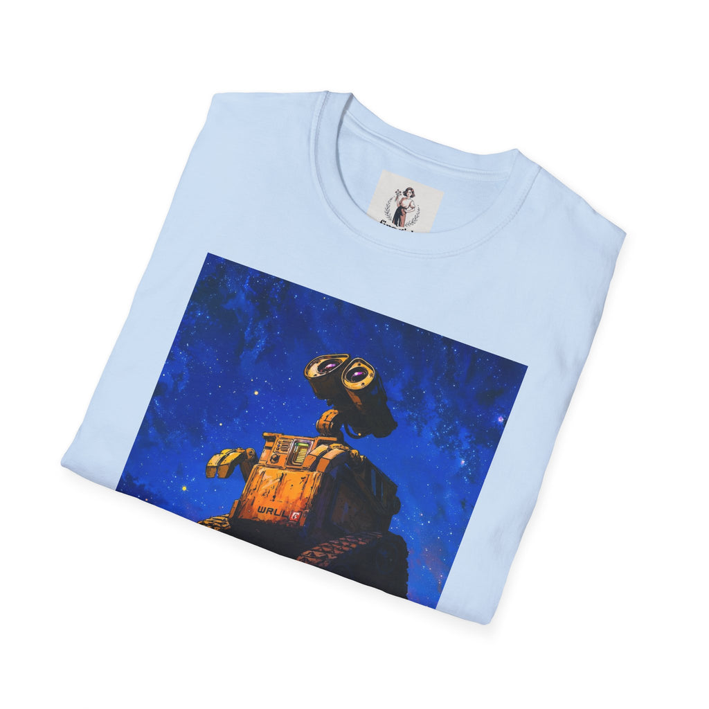 Wall-E Pixar Animation Unisex T-Shirt, Walt Disney Tee, Movie Lover Gift, Graphic Novelty Shirt, Cartoon Character Apparel
