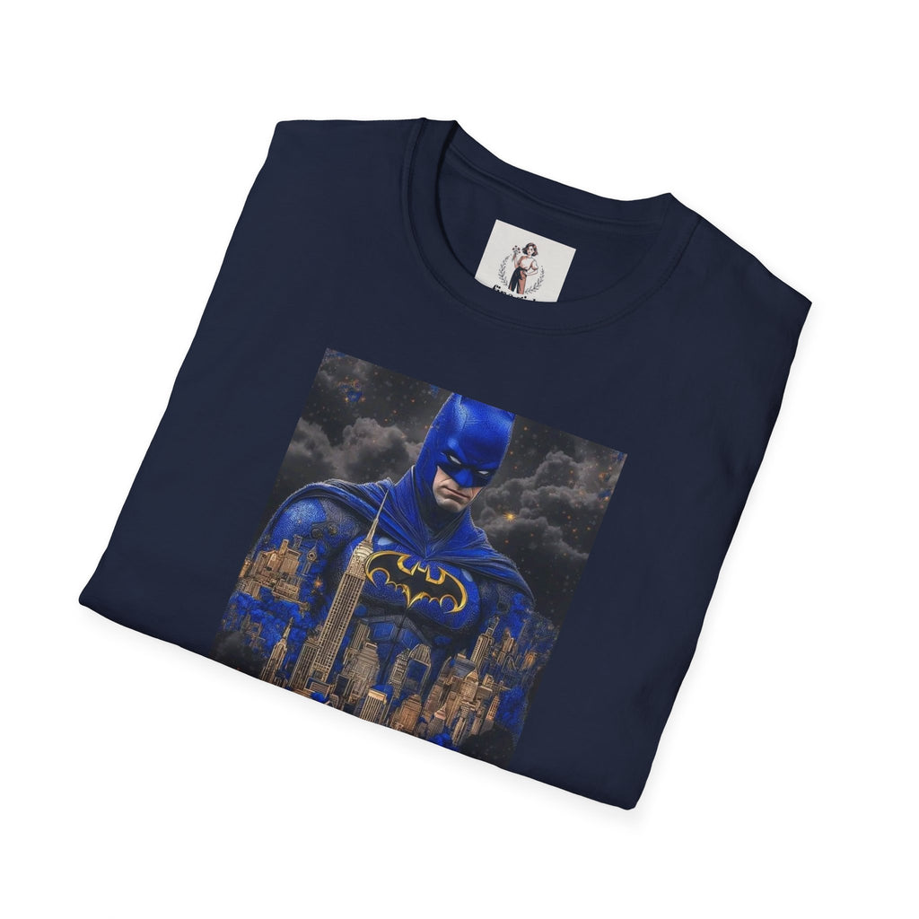 Batman Marvel Unisex Softstyle T-Shirt, Comic Book Tee, Geeky Clothing, Cosplay Costume Top