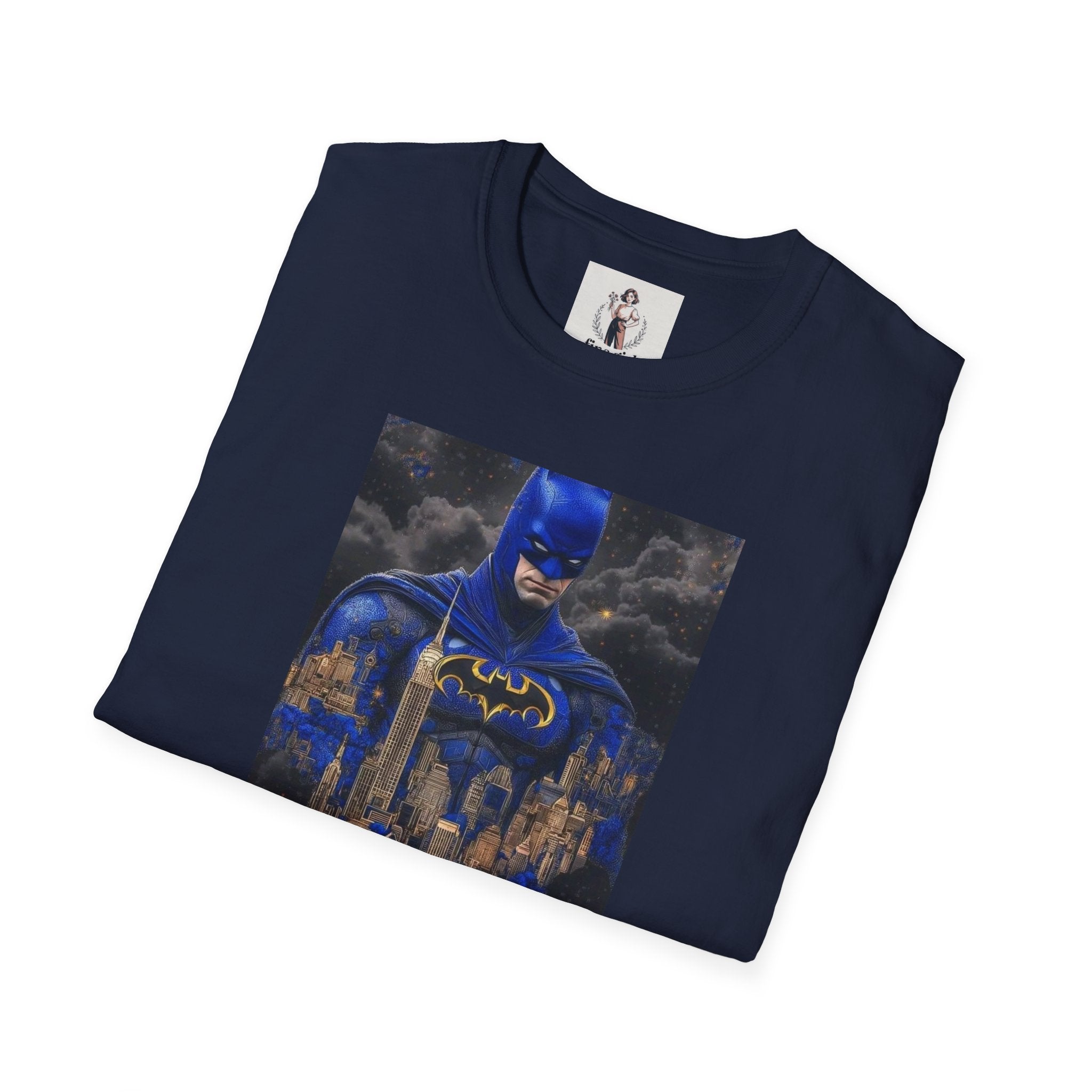 Batman Marvel Unisex Softstyle T-Shirt, Comic Book Tee, Geeky Clothing, Cosplay Costume Top