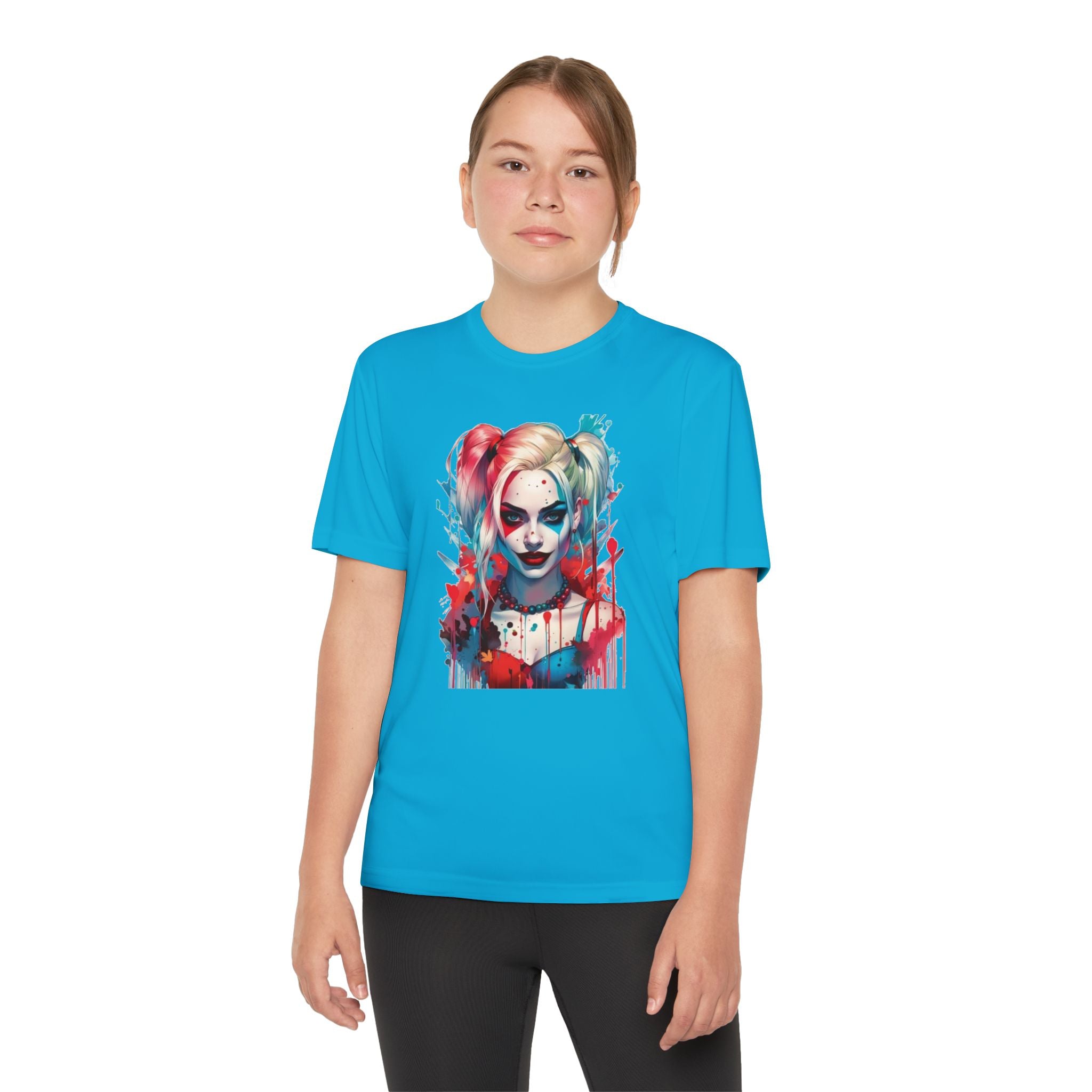 Superhero Youth T-Shirt Sports Graphic Tee, Cool Athletic Shirt for Kids