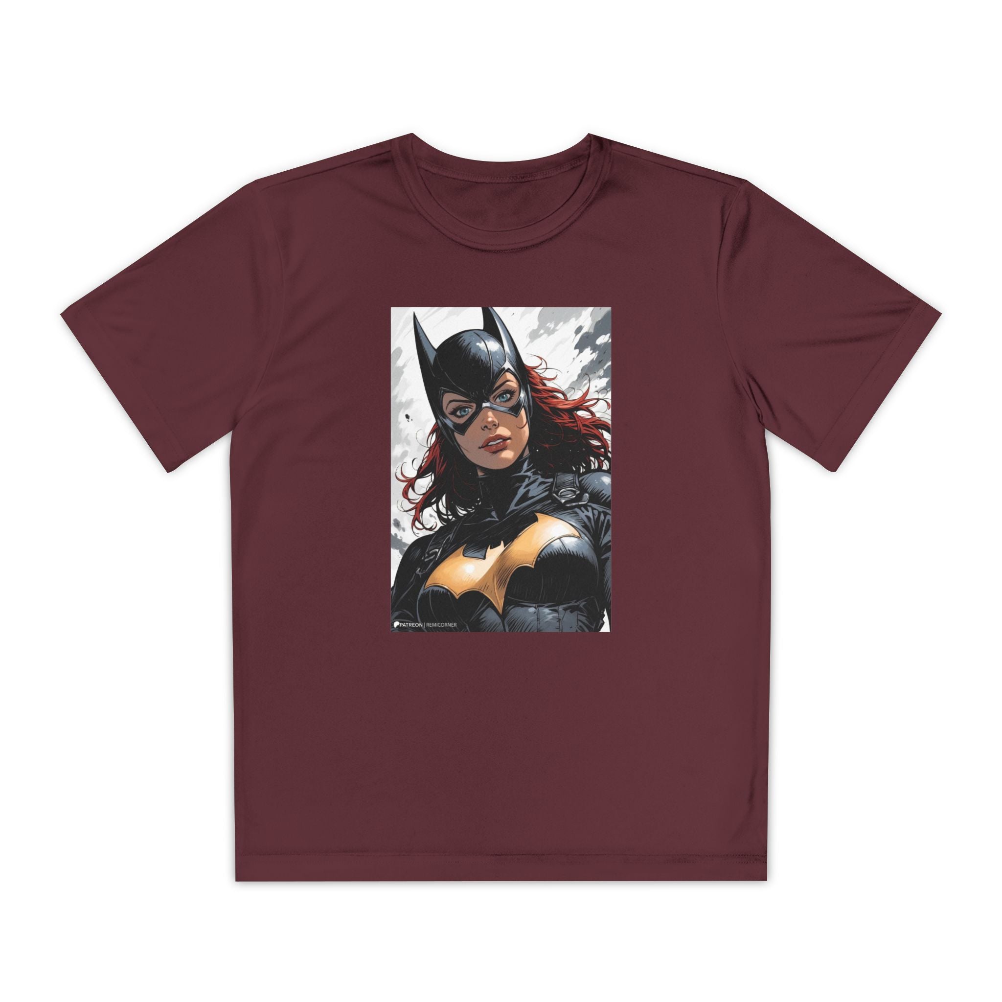 Superhero Youth T-Shirt Sports Graphic Tee, Cool Athletic Shirt for Kids