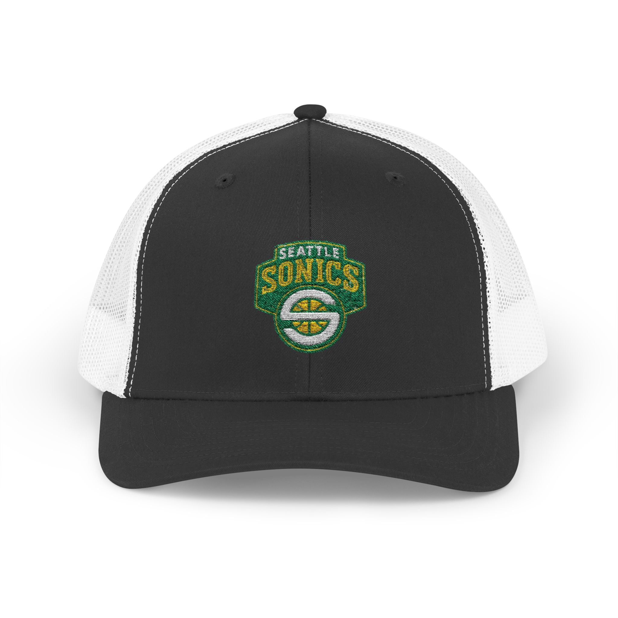 The Seattle SuperSonics Snapback Trucker Cap, American Flag Hat, Outdoor Cap, Casual Wear, Gift for Dad, 4th of July Apparel