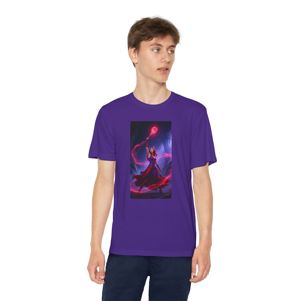 Superhero Youth T-Shirt Sports Graphic Tee, Cool Athletic Shirt for Kids