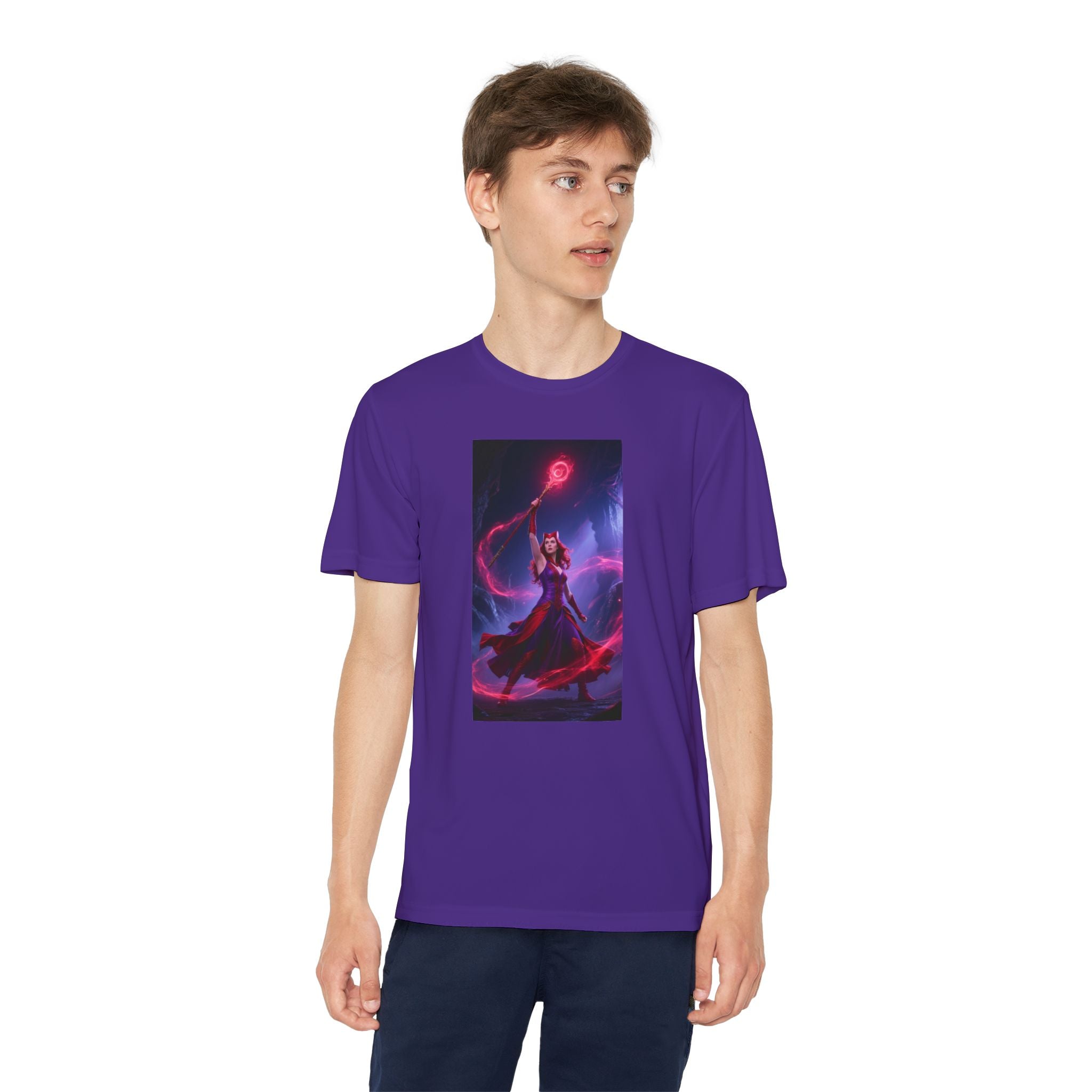 Superhero Youth T-Shirt Sports Graphic Tee, Cool Athletic Shirt for Kids