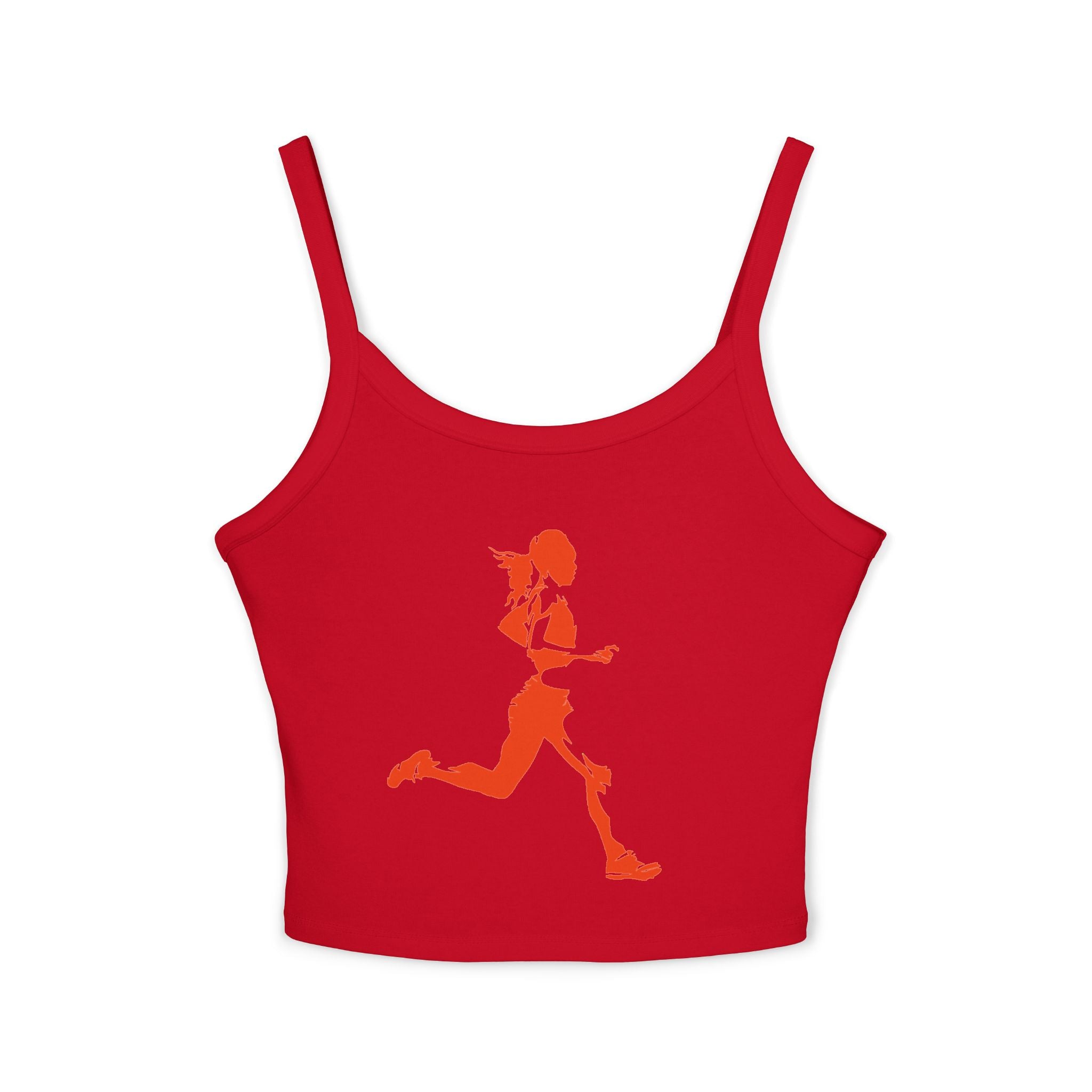 Running Woman Tank Top, Athletic Workout Top, Fitness Sleeveless Shirt, Jogging Muscle Tee, Exercise Gym Cami